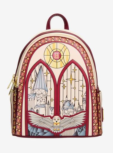 boxlunch loungefly harry potter deathly hallows mini backpack x Pink Elder Wand Backpack, only Finished with signature metal Loungefly badge Exclusive to Geekcore across the EMEA region New! Loungefly Harry Potter The