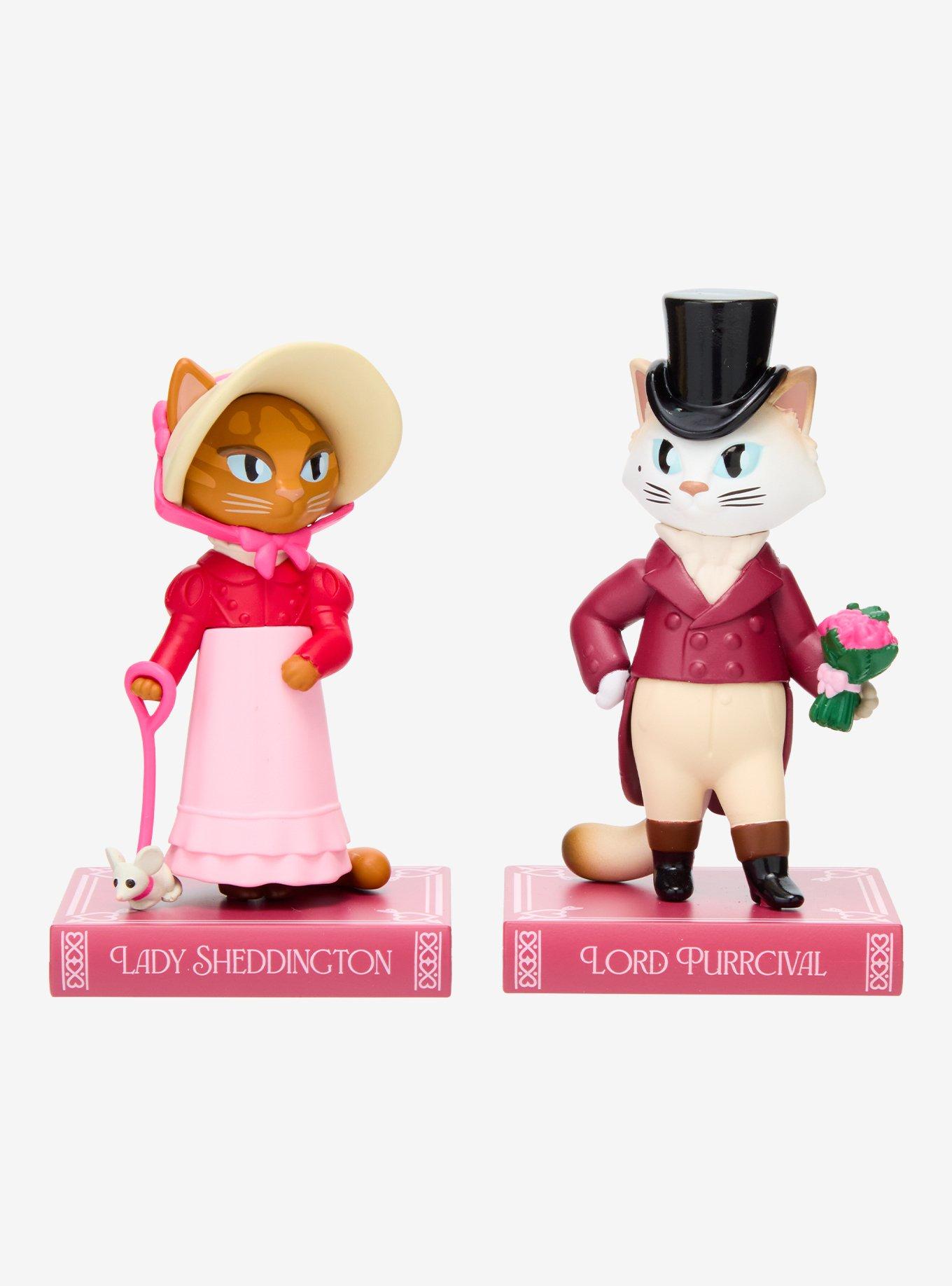 Kaleidos Creative Regency Cats: The Purrsuit of Love Figure Set - BoxLunch Exclusive, , hi-res