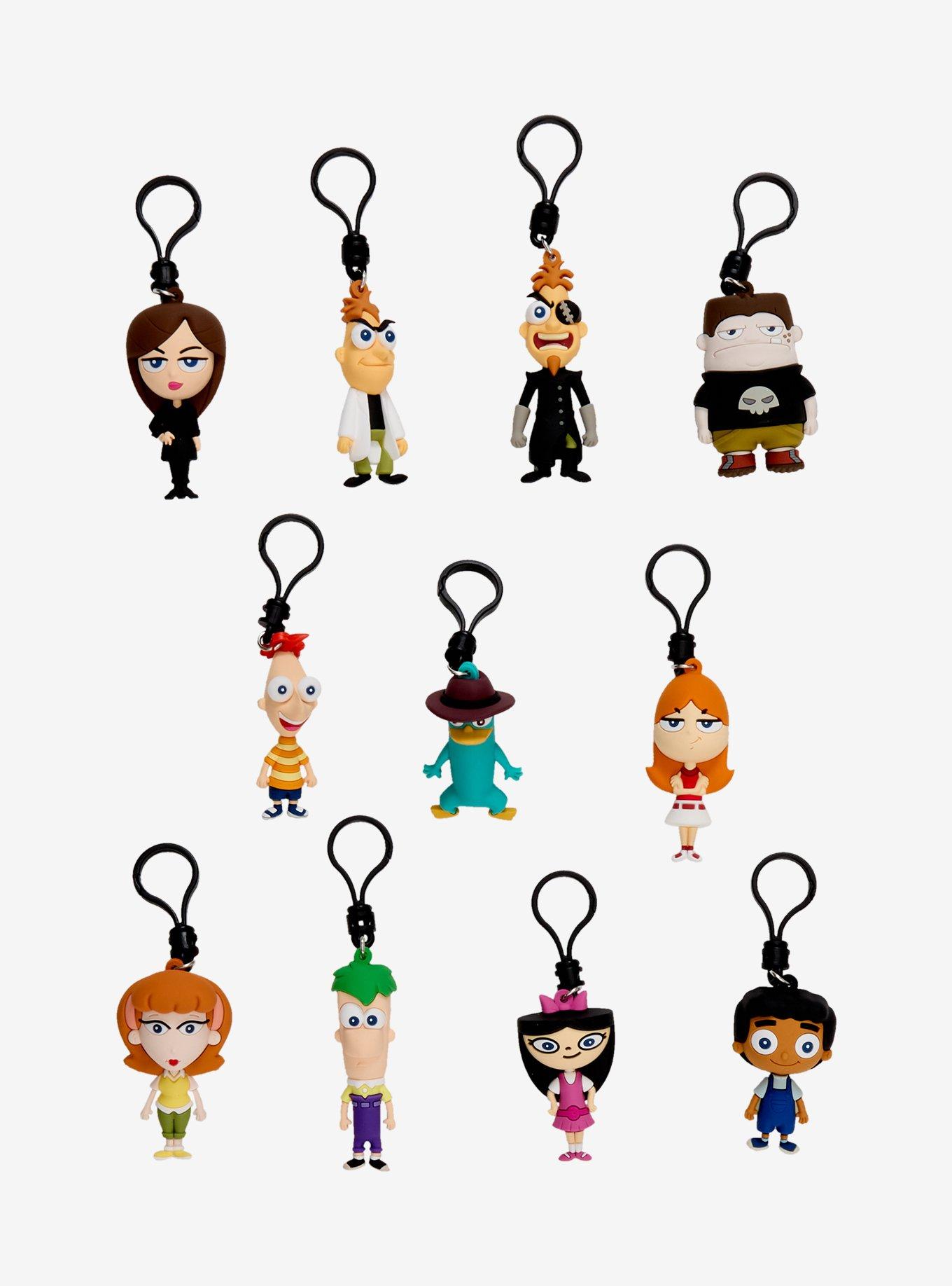 Disney Phineas & Ferb Characters Blind Bag Figural Bag Clip, , hi-res