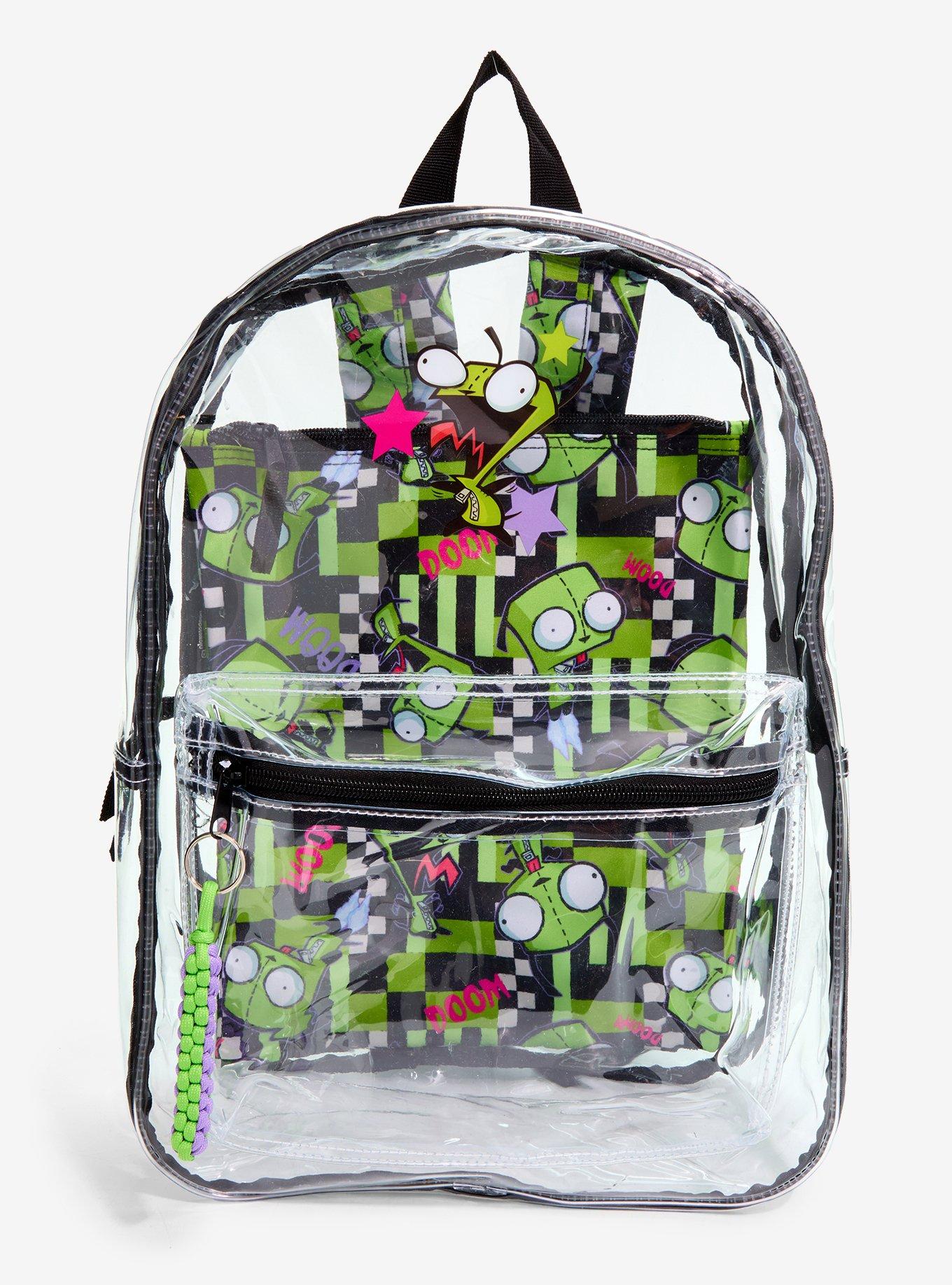 Invader Zim GIR Clear Backpack, , hi-res