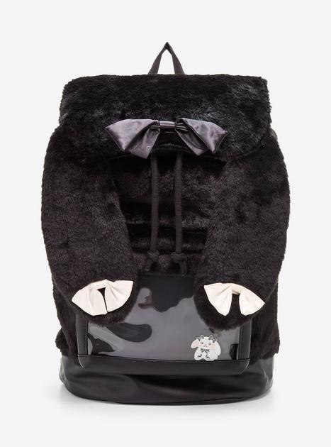Black Bunny Ribbon Trinket Display Backpack | Hot Topic