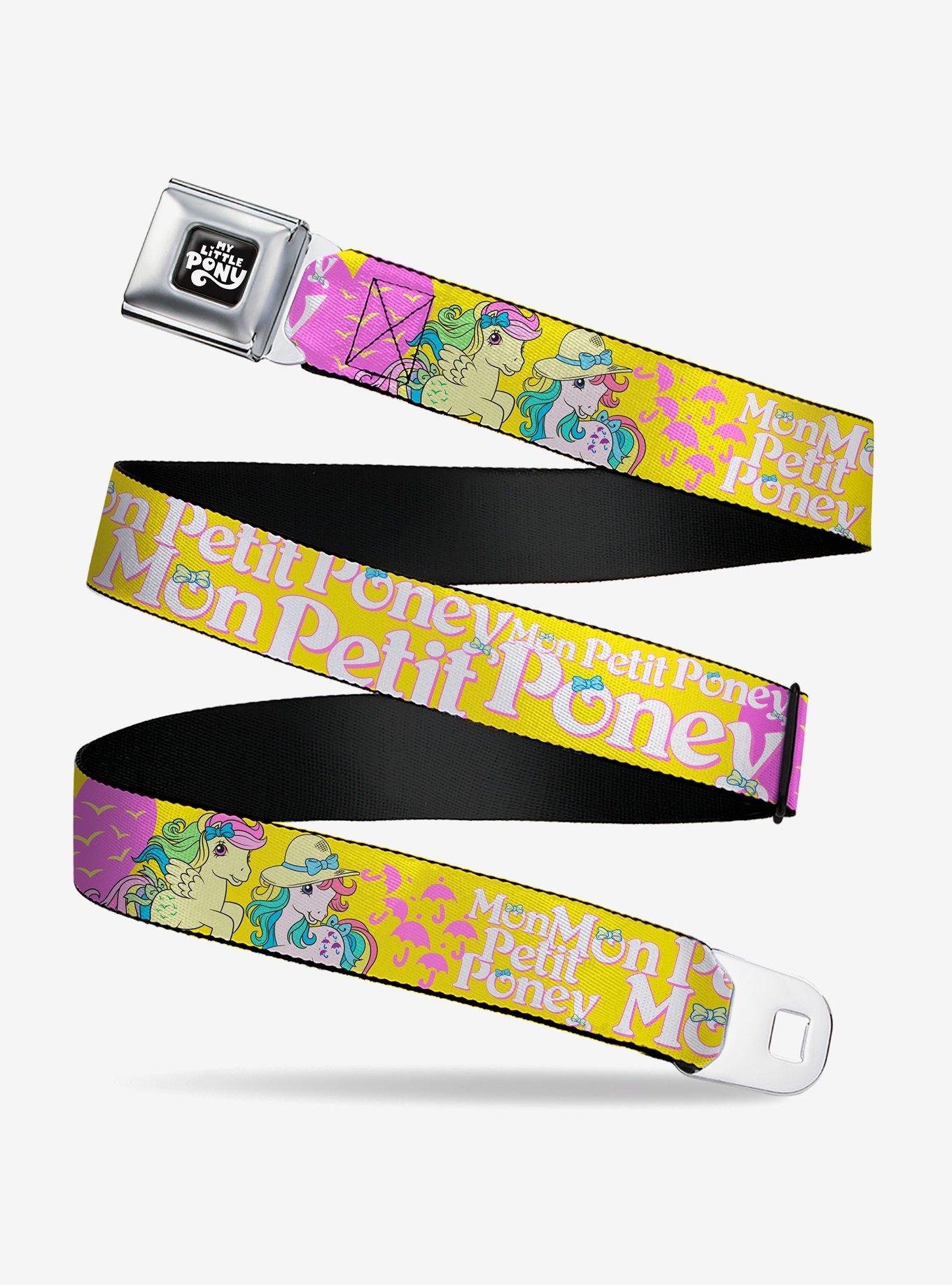 My Little Pony Mon Petit Poney Ponies and Cutie Marks Seatbelt Buckle Belt, , hi-res