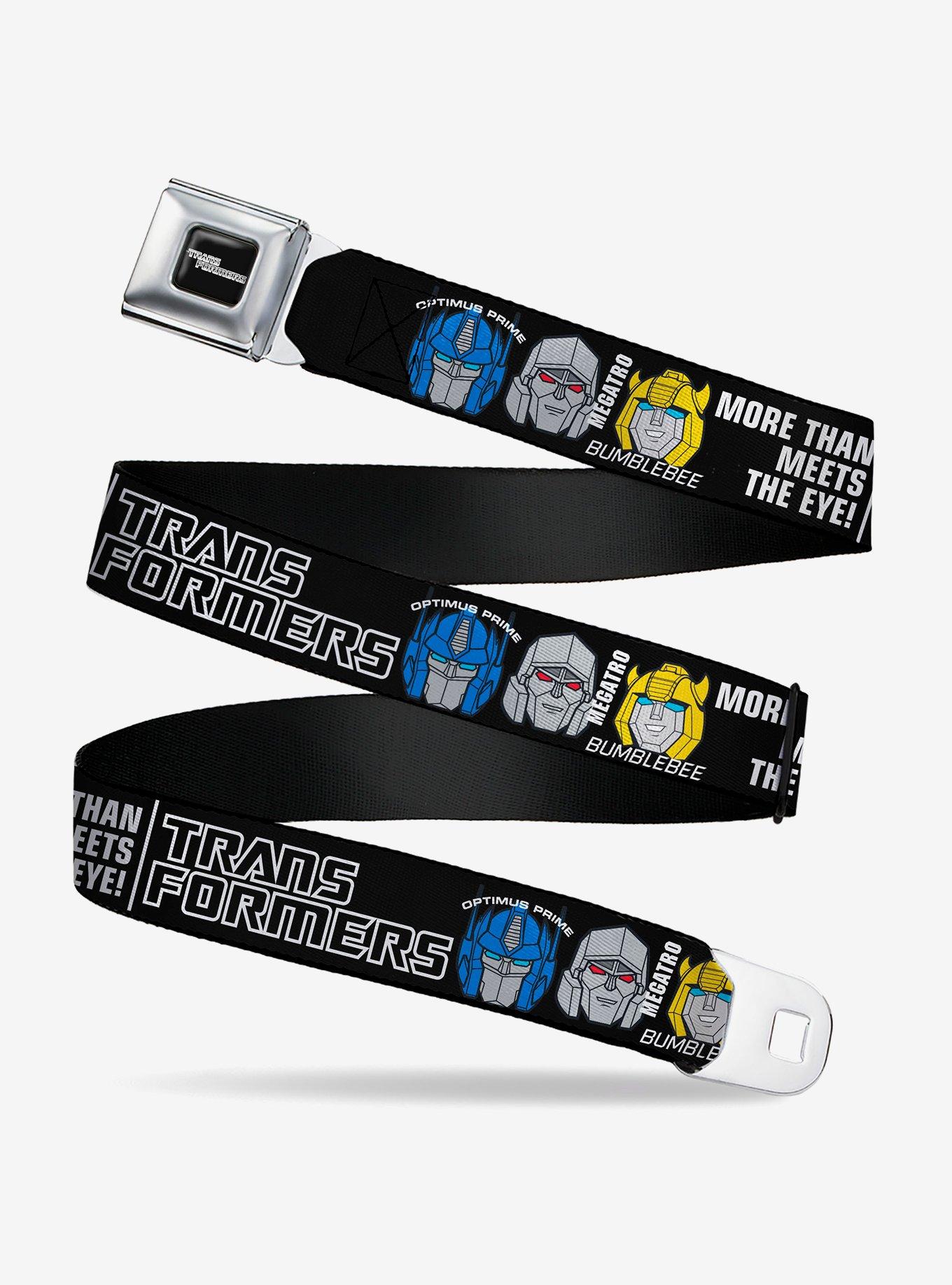 Transformers More Than Meets The Eye Character Trio Seatbelt Buckle Belt, MULTI, hi-res
