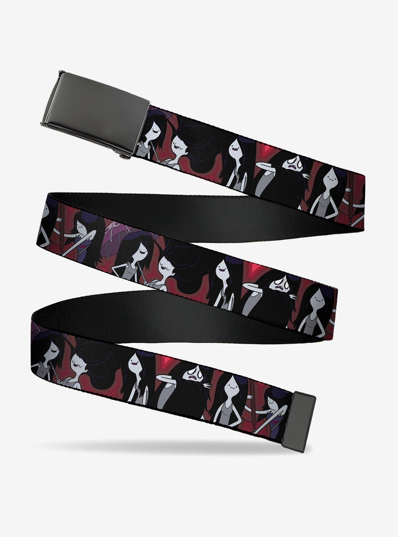 Adventure Time Marceline Poses Collage Clamp Buckle Belt, , hi-res