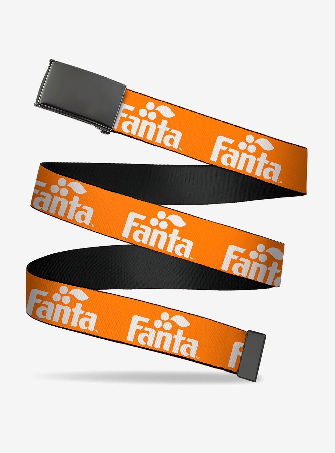 Fanta Vintage Logo Clamp Buckle Belt, , hi-res