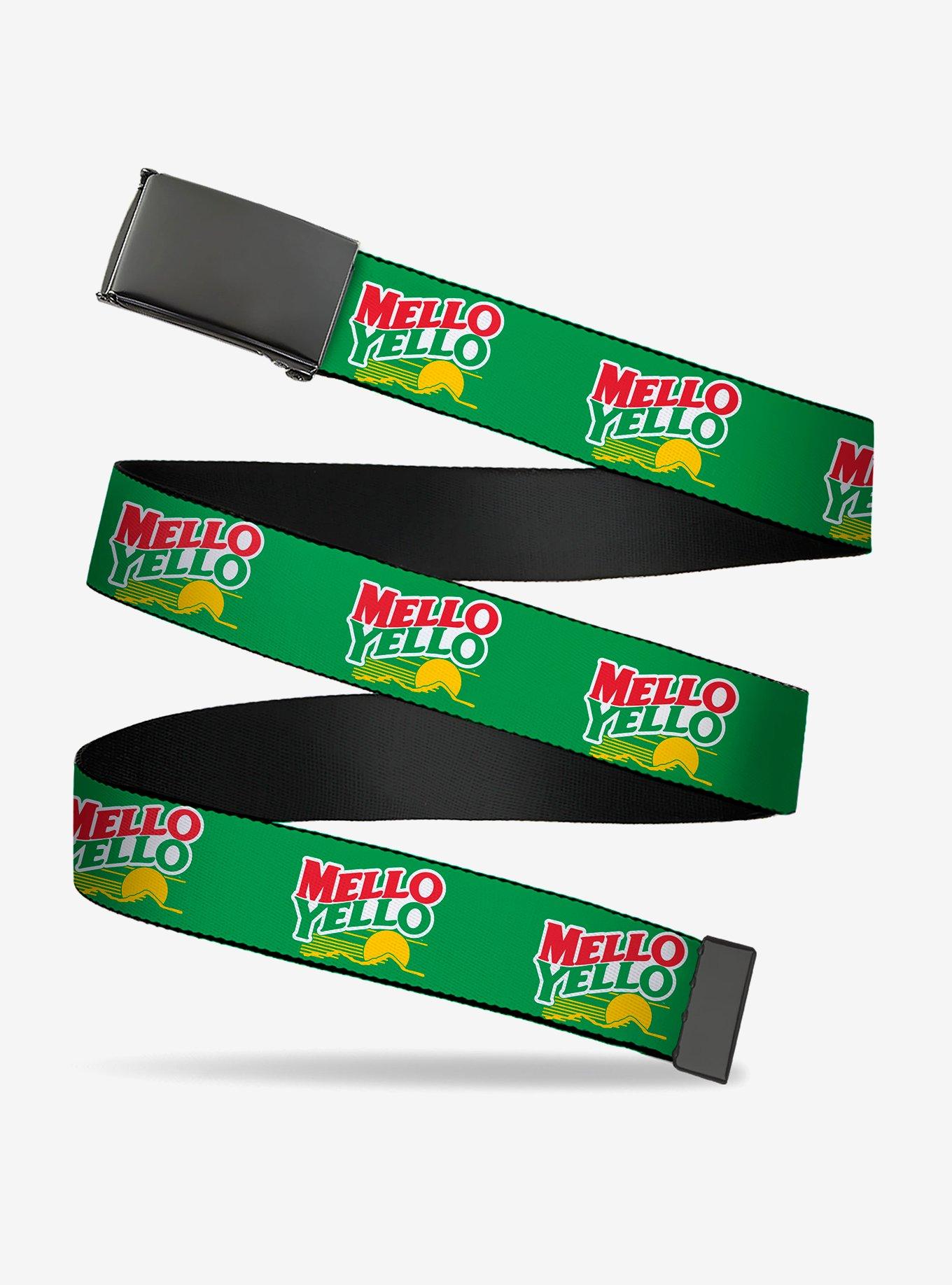 Mello Yello Logo Clamp Buckle Belt