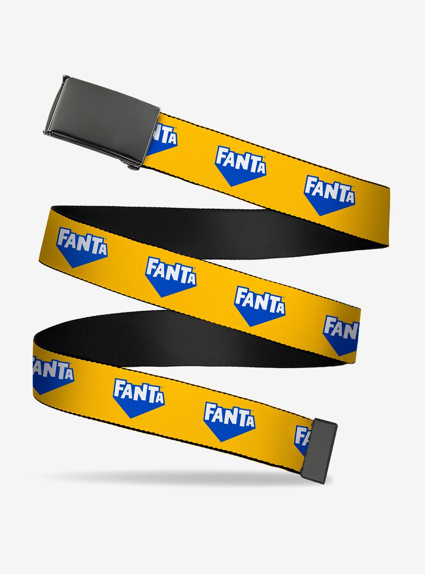Fanta Logo Pineapple Clamp Buckle Belt, , hi-res