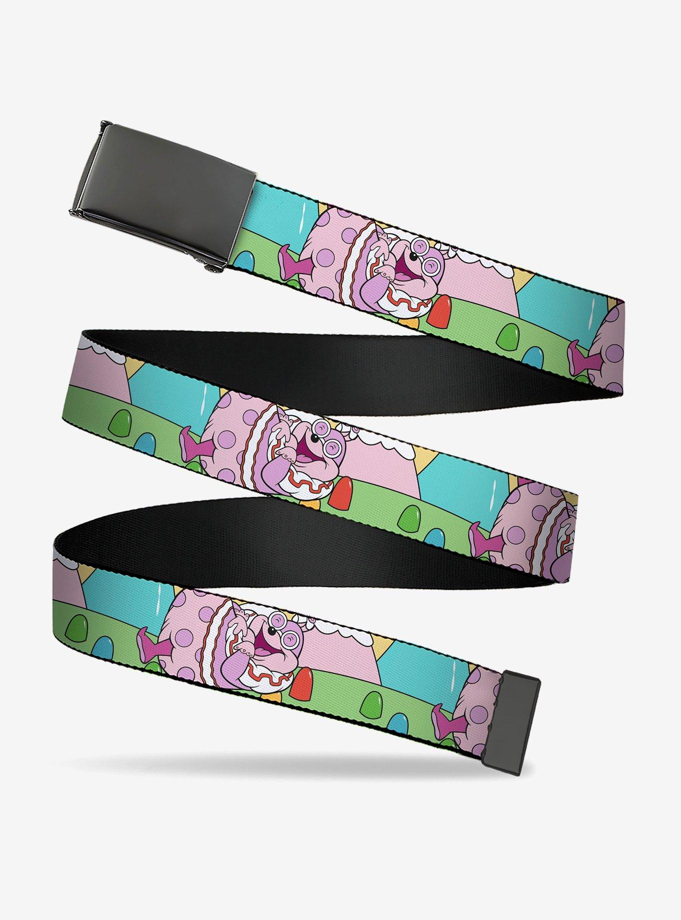 Candy Land Jolly Laughing Pose and Gum Drops Multi Clamp Buckle Belt, , hi-res