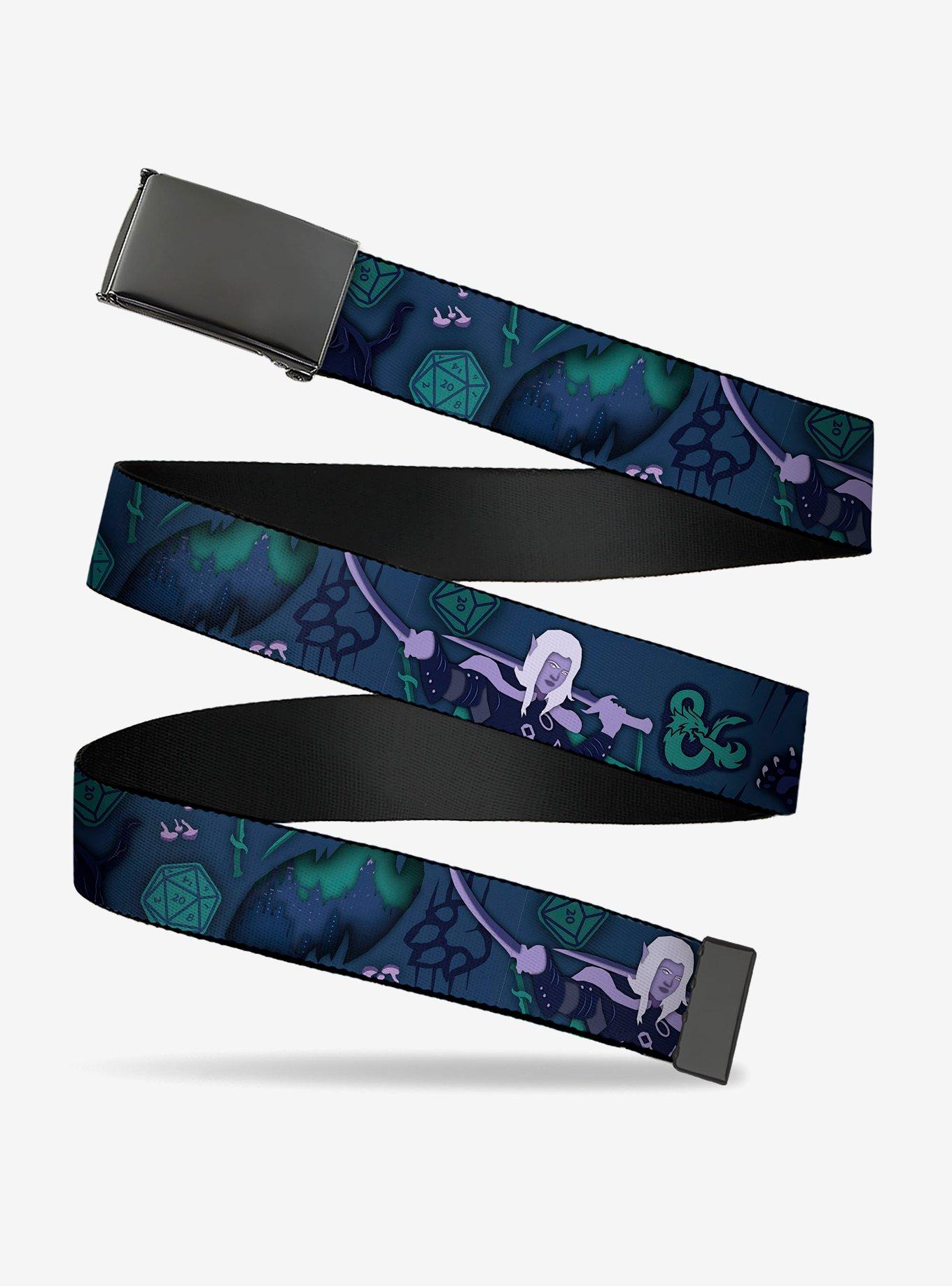 Dungeons & Dragons Drizzt and Guenhwyvar Clamp Buckle Belt