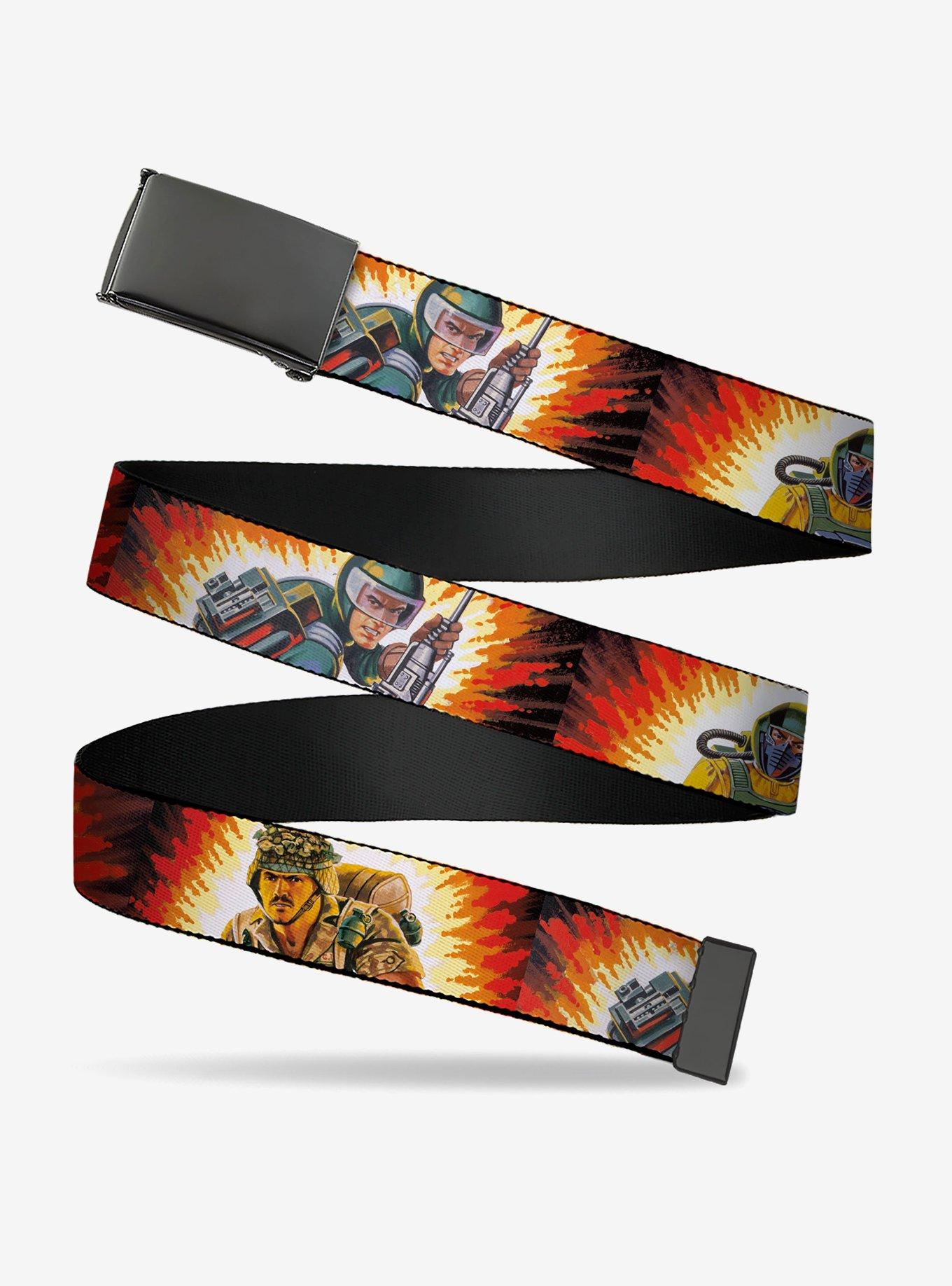 GI Joe Retro Footloose Flash Air Tight Character File Card Clamp Buckle Belt, , hi-res