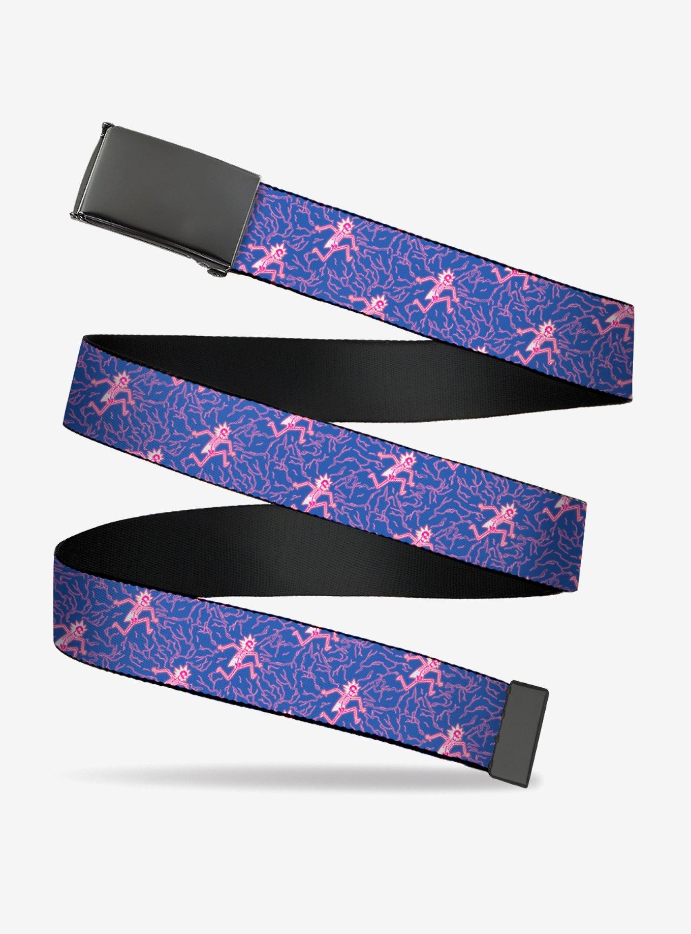 Rick and Morty Rick Electric Shock Pose Clamp Buckle Belt