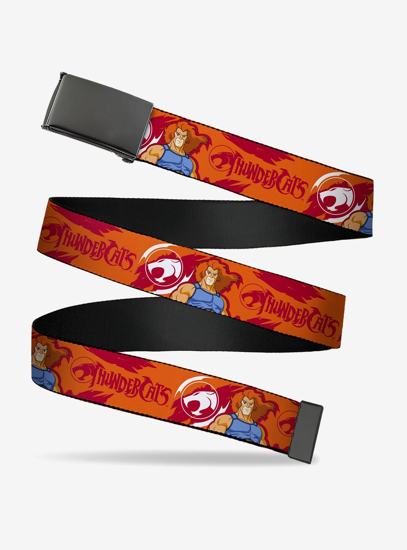 Thundercats Lion O Pose and Logo Clamp Buckle Belt, , hi-res