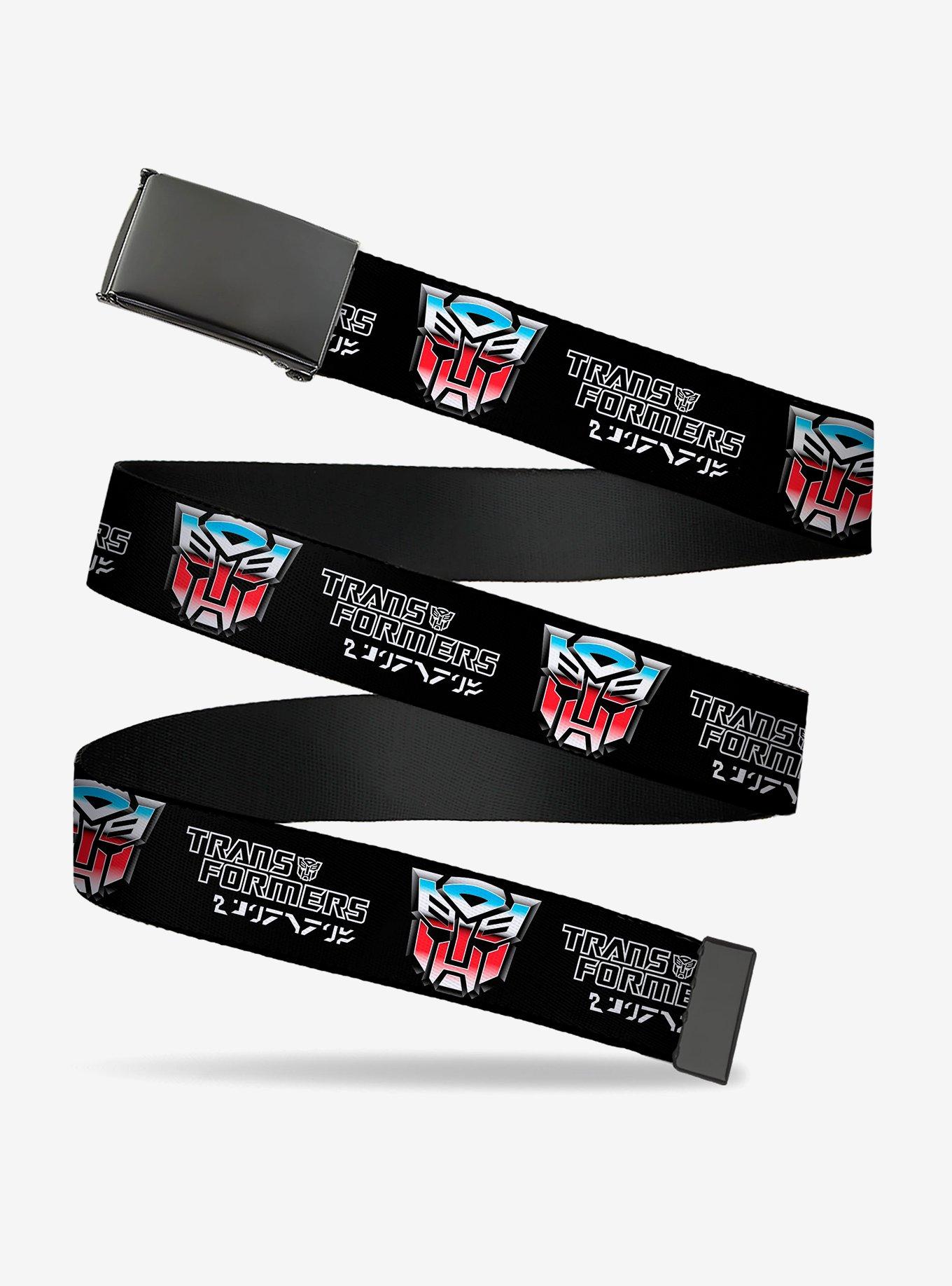 Transformers Autobots Cybertronian Icon Clamp Buckle Belt