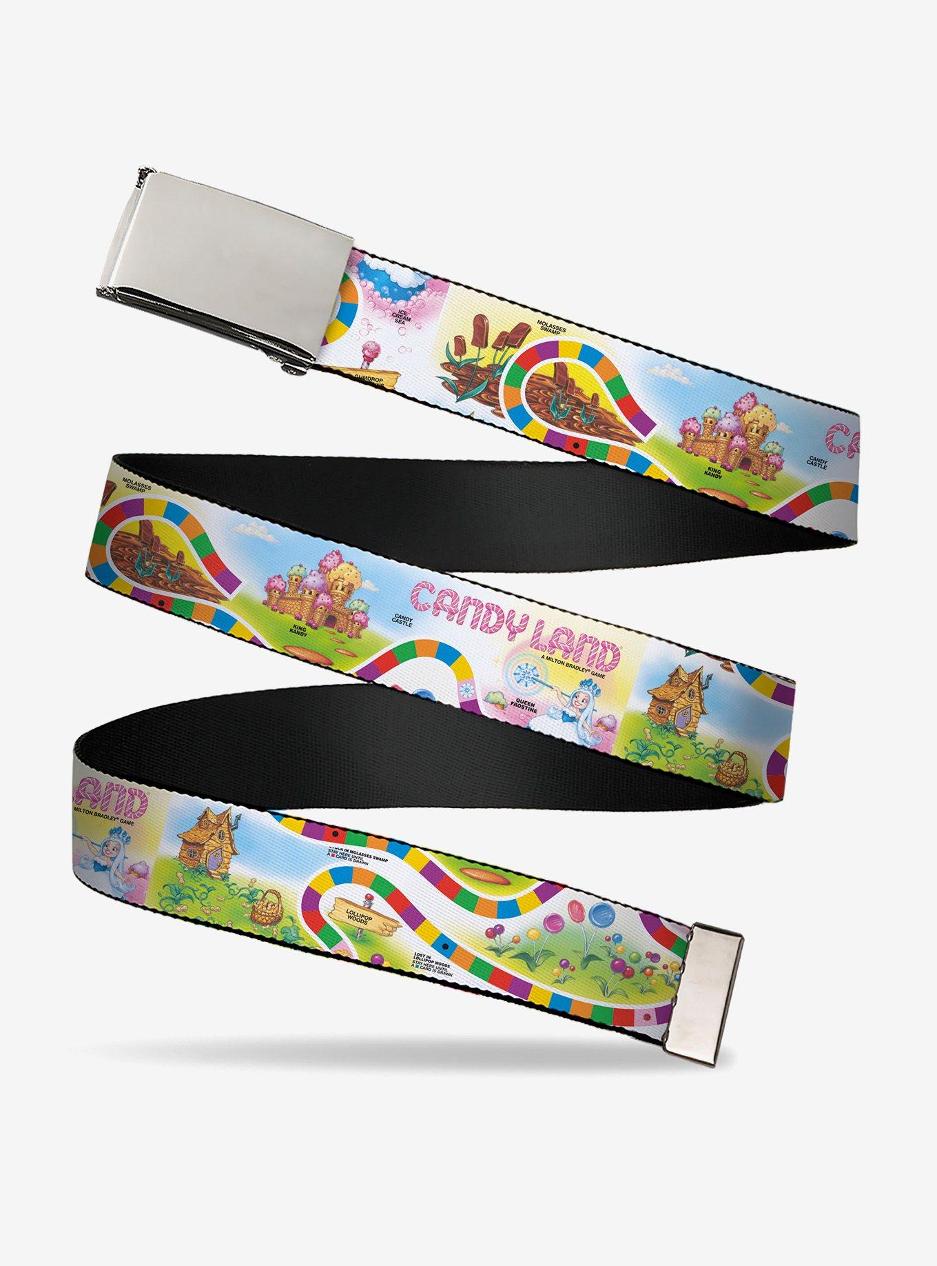 Candy Land Queen Frostine Game Path Pose Lands Multi Clamp Buckle Belt