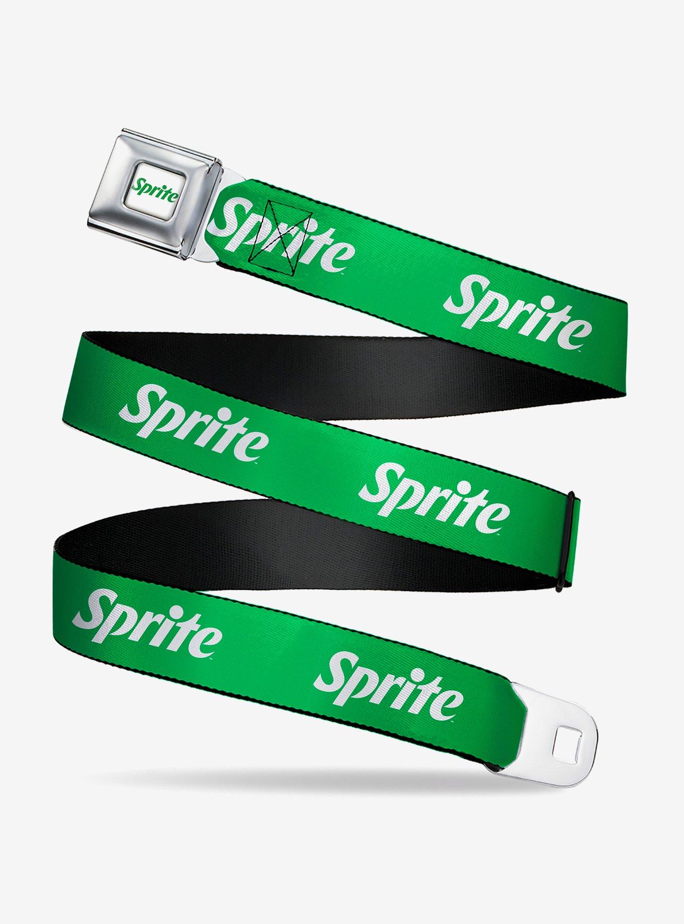 Sprite Logo Green Seatbelt Buckle Belt, , hi-res