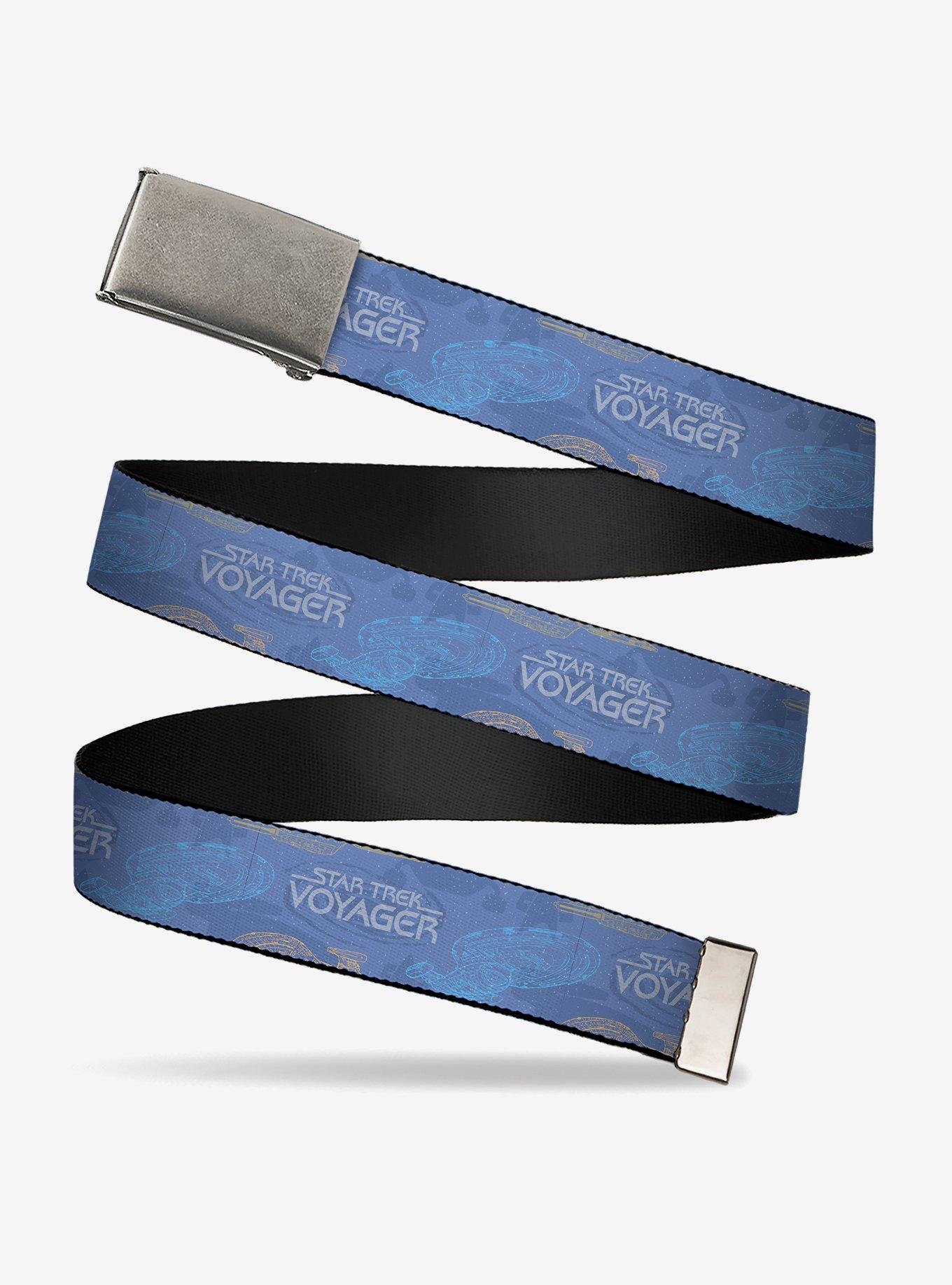 Star Trek Voyager Title Logo Starfleet In Spaces Clamp Buckle Belt, , hi-res
