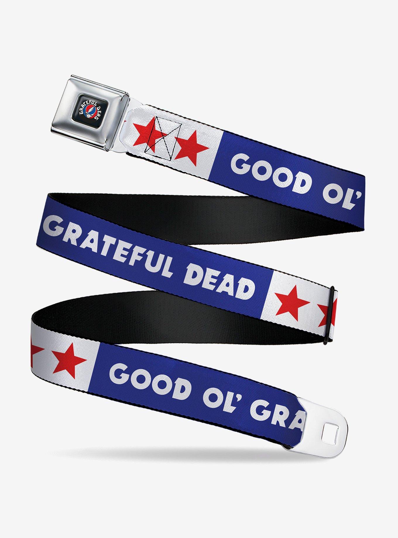 Grateful Dead Good Ol Stars Seatbelt Buckle Belt, , hi-res
