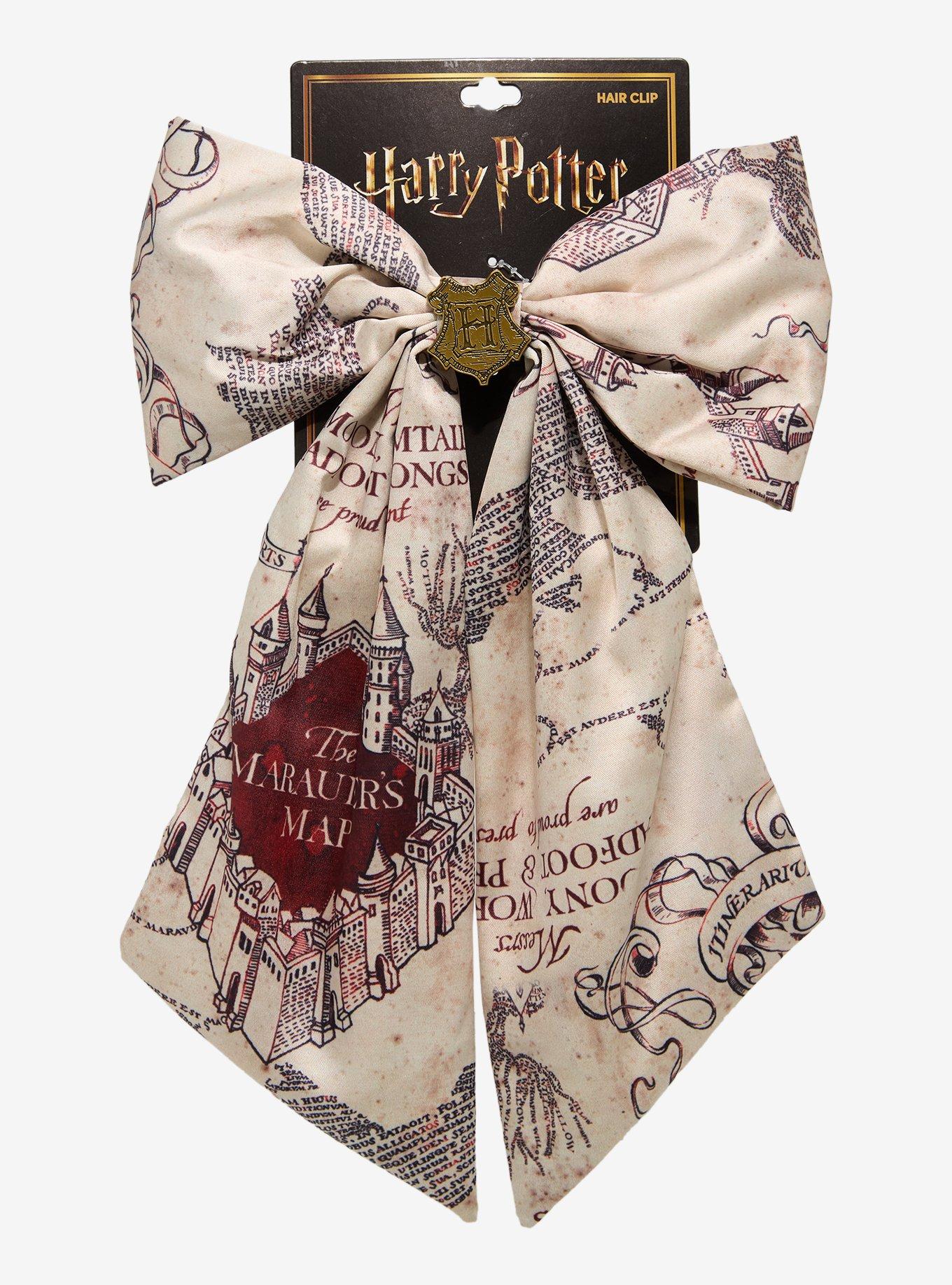 Harry Potter Marauder's Map Hair Bow, , hi-res