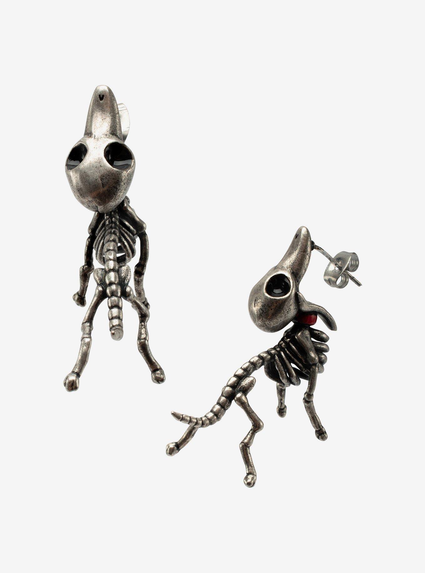 Corpse Bride Scraps Biting Earrings, , hi-res