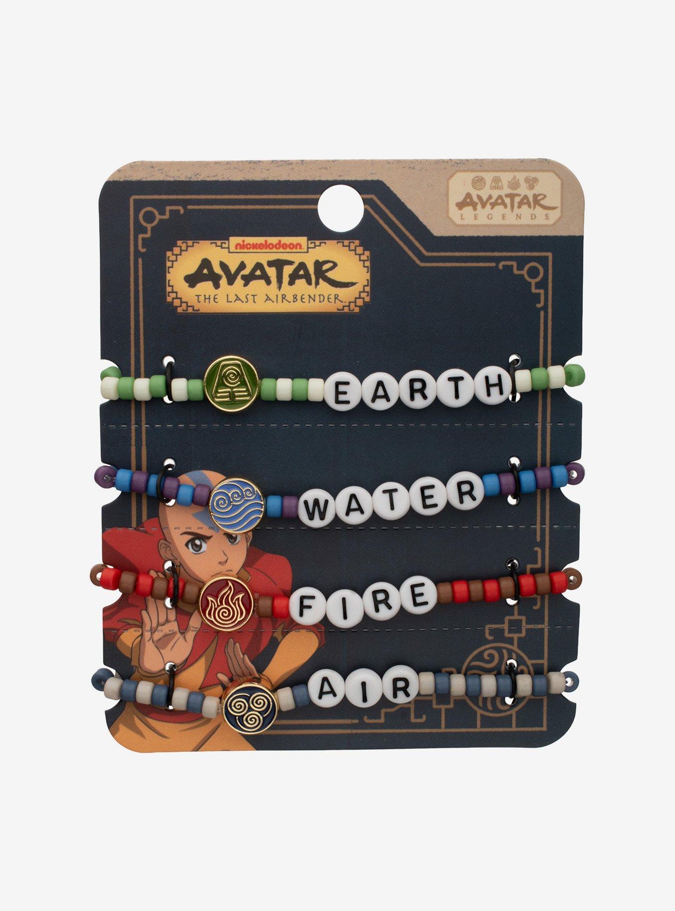 Avatar: The Last Airbender Elements Bead Bracelet Set, , hi-res