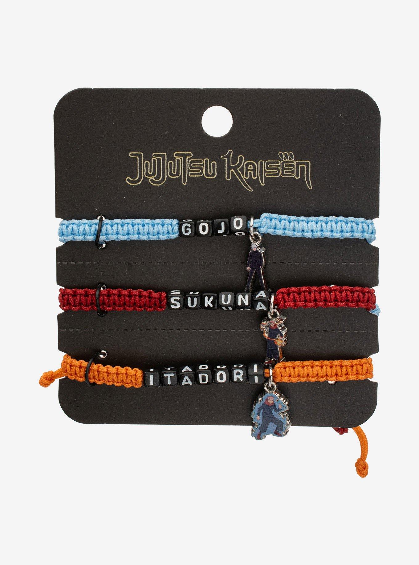 Jujutsu Kaisen Trio Cord Bracelet Set, , hi-res