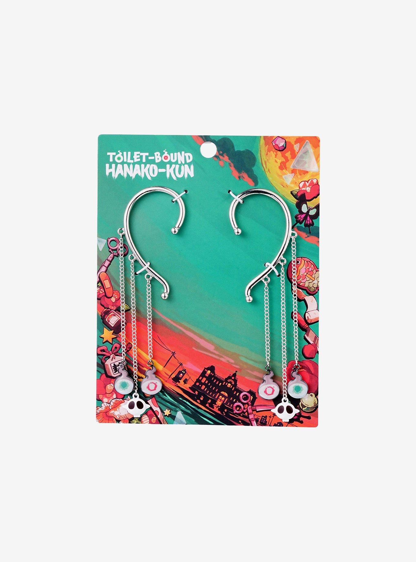 アクセサリー hanako Toilet-Bound Hanako-Kun Icons Cuff Earring Set | Hot Topic