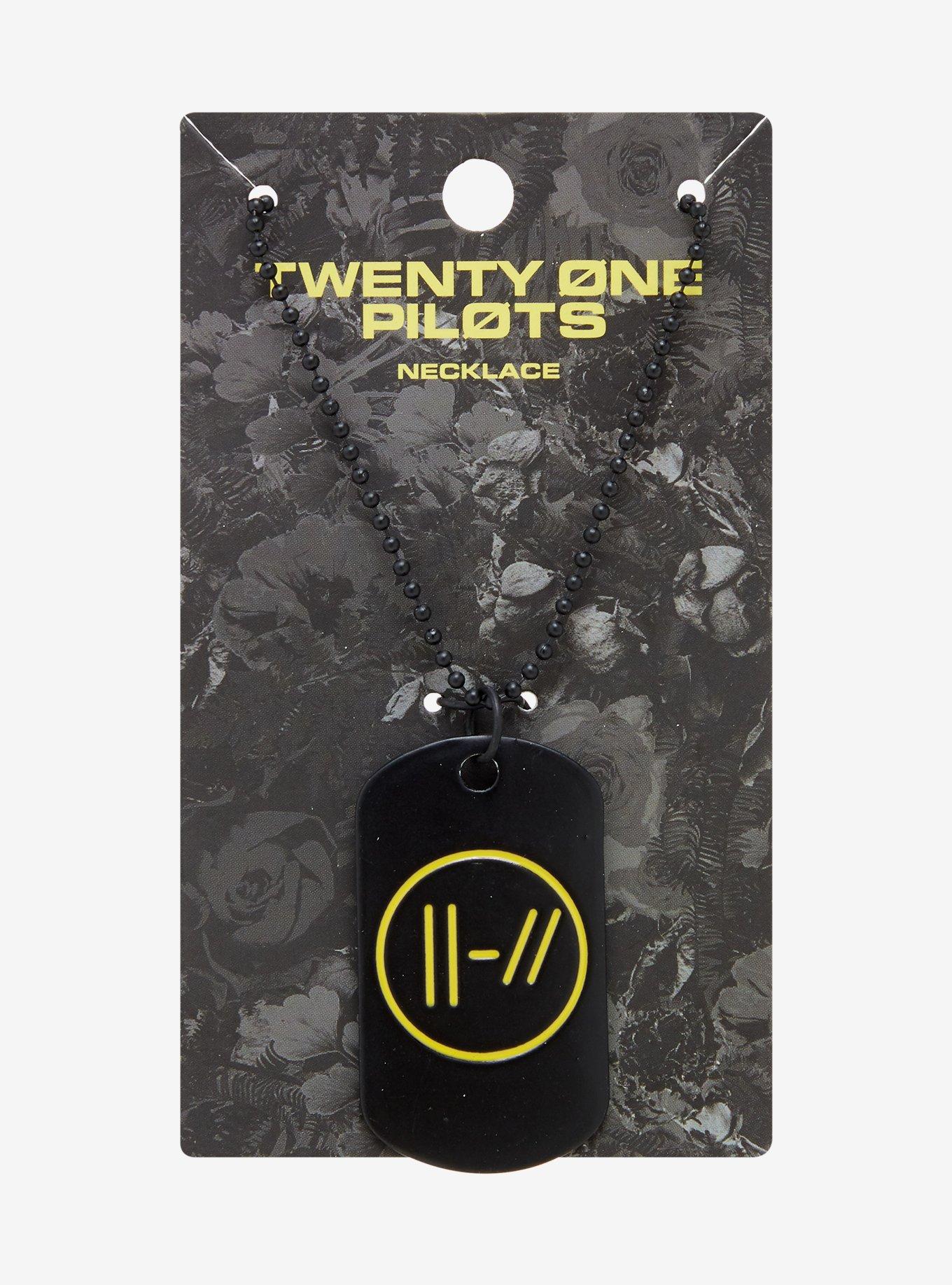 Twenty One Pilots Logo Dog Tag Necklace, , hi-res