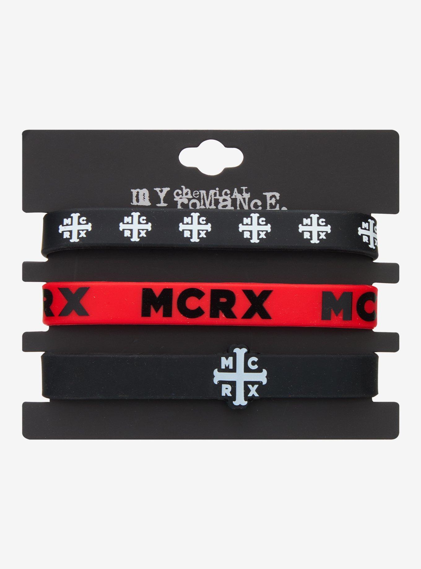 My Chemical Romance 10th Anniversary Logo Rubber Bracelet Set, , hi-res