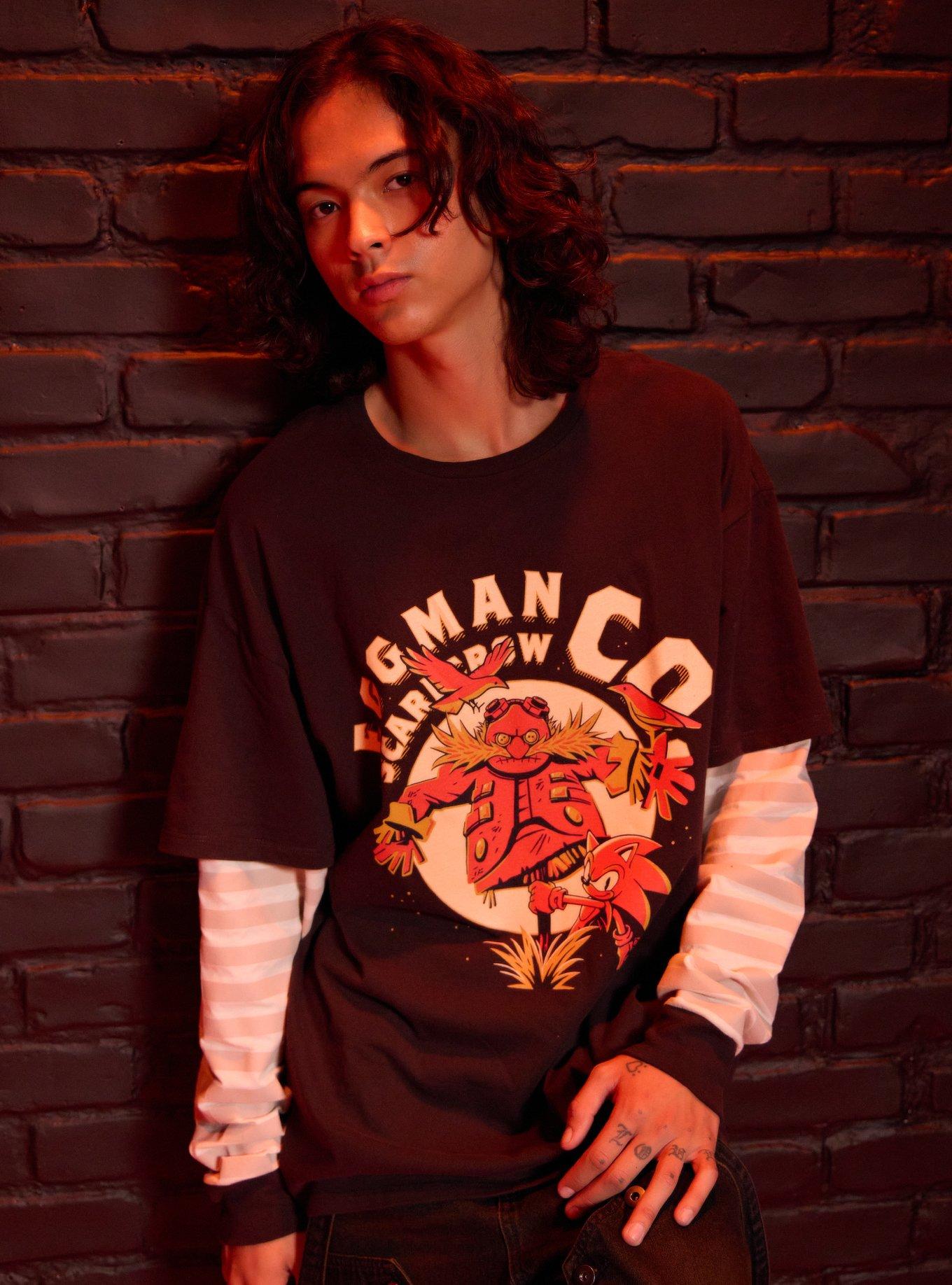 Sonic The Hedgehog Eggman Twofer Long-Sleeve T-Shirt