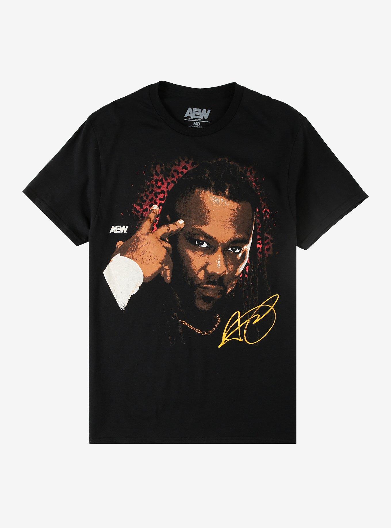 All Elite Wresting Swerve Strickland Face T-Shirt, , hi-res