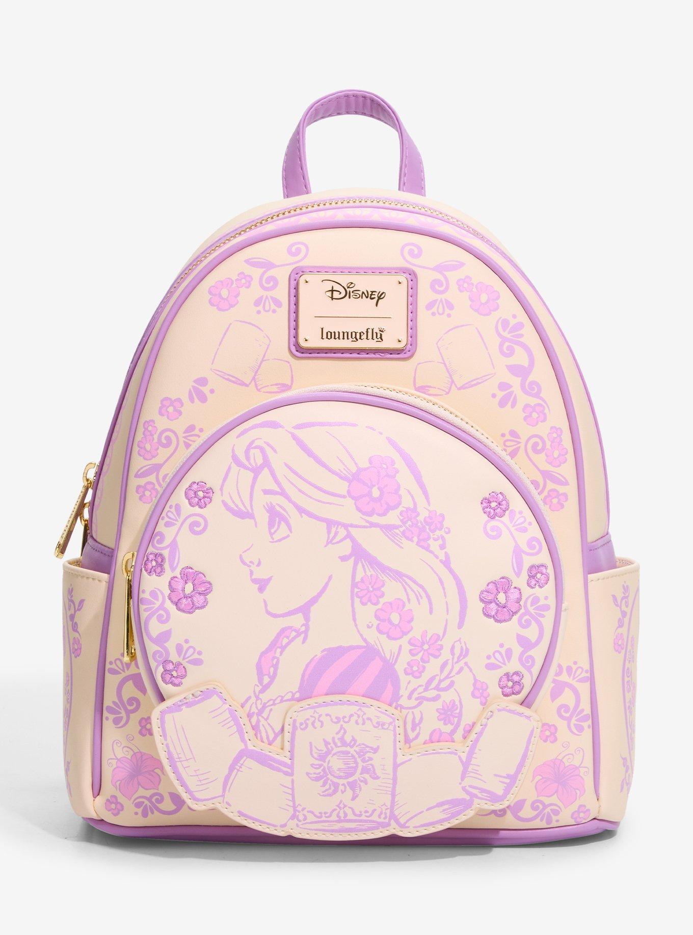 Loungefly Disney Tangled Rapunzel Sketched Mini Backpack &mdash; BoxLunch Exclusive, , hi-res