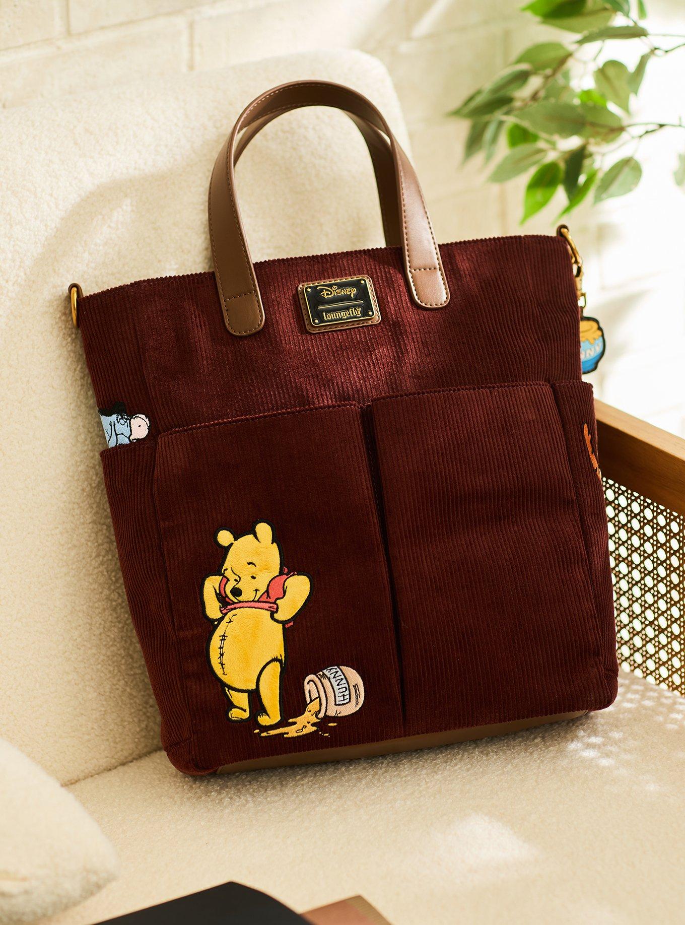 Loungefly Disney Winnie the Pooh Corduroy Tote Bag - BoxLunch Exclusive