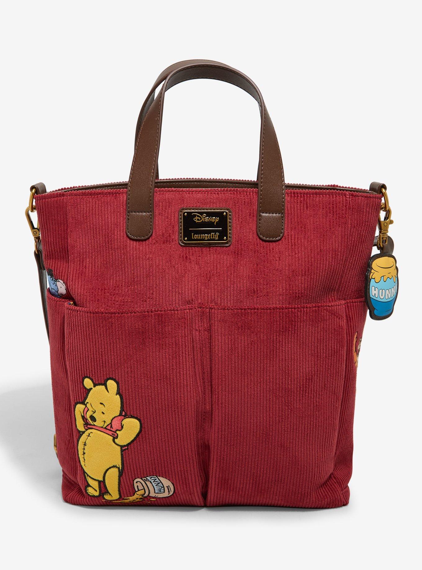 Loungefly Disney Winnie the Pooh Corduroy Tote Bag - BoxLunch Exclusive, , hi-res