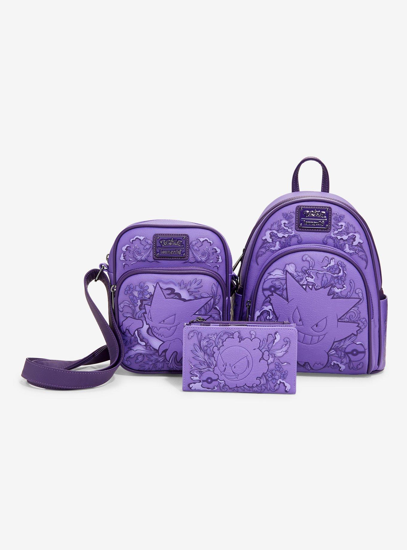 Loungefly Pok&eacute;mon Gastly Purple Floral Wallet - BoxLunch Exclusive, , hi-res