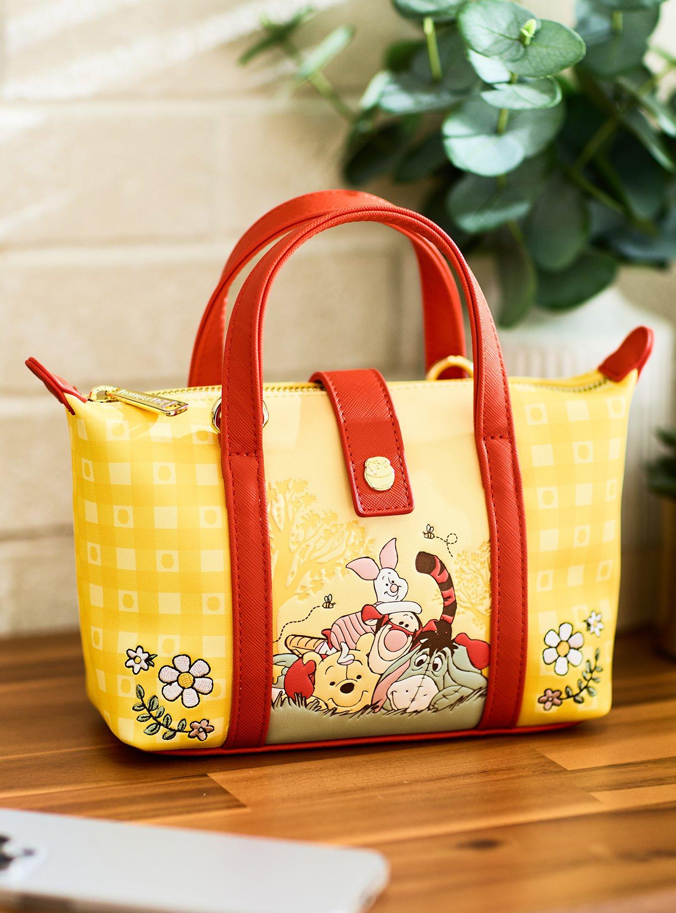 Loungefly Disney Winnie the Pooh Gingham Cosplay Mini‎ Backpack Amazon.com | Loungefly DisneyWinnie The Pooh Gingham Mini  main image 2