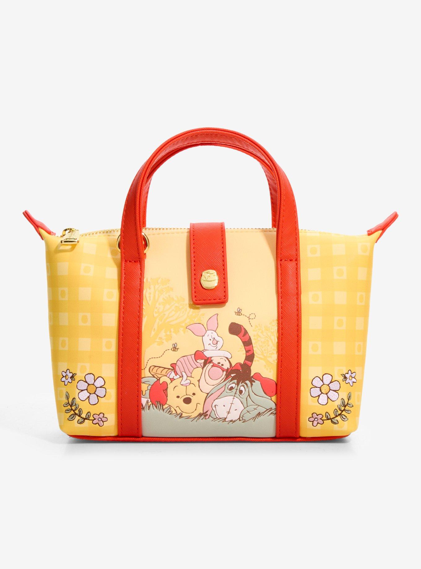 Loungefly Disney Winnie the Pooh Floral Gingham Mini Backpack - BoxLunch Exclusive, , hi-res