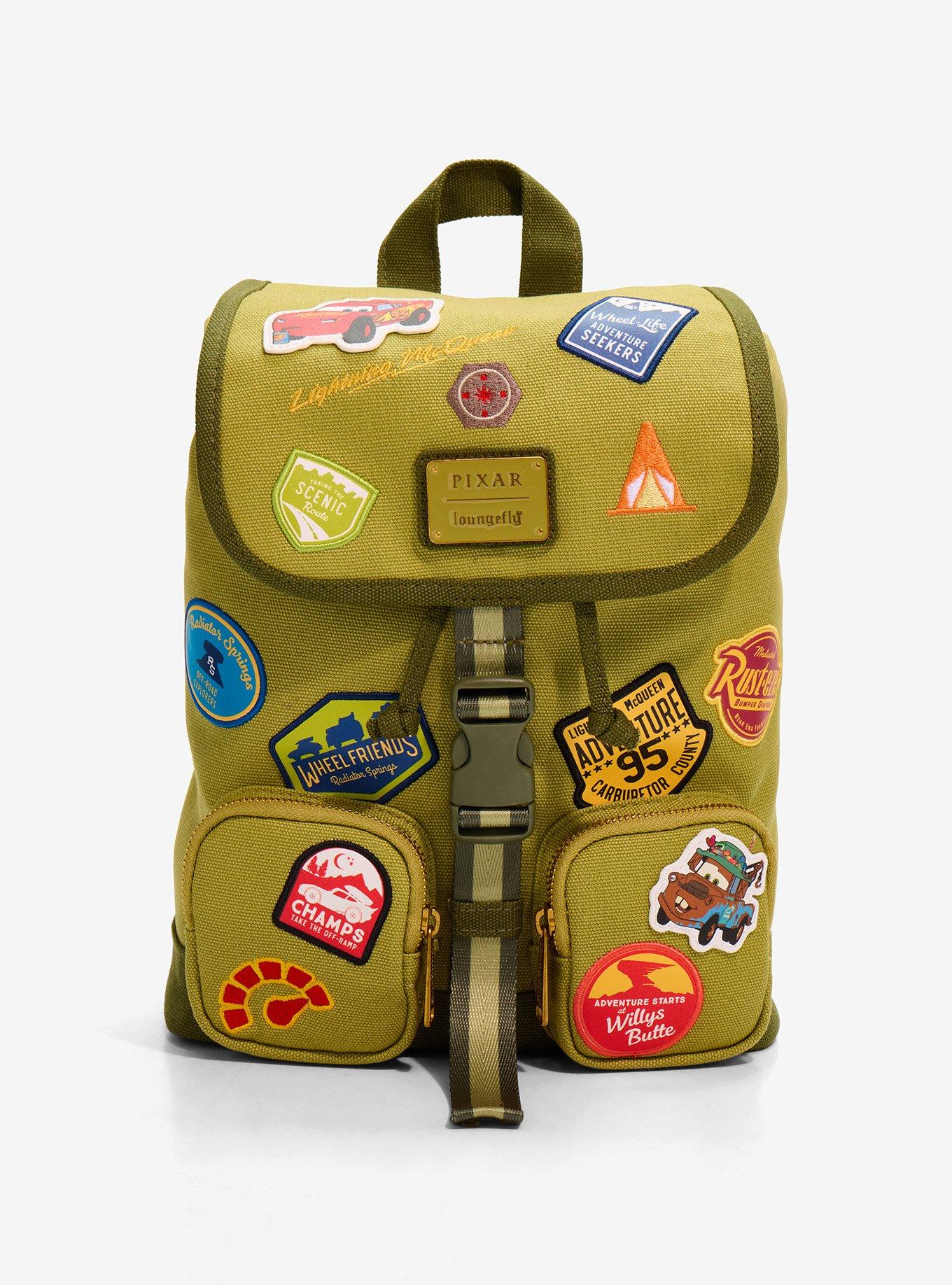 Loungefly Disney Pixar Cars Patches Mini Backpack &mdash; BoxLunch Exclusive, , hi-res