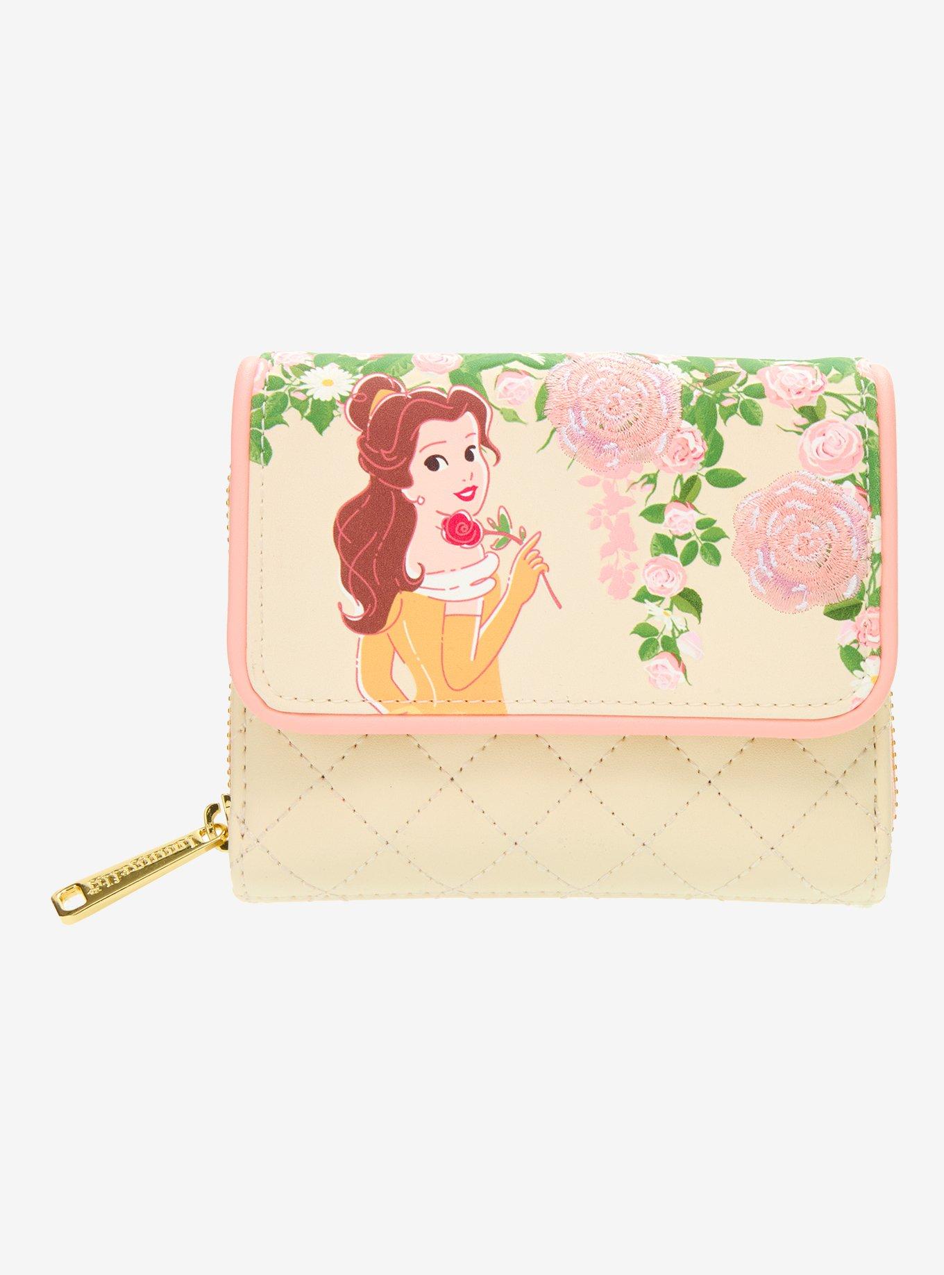 Loungefly Disney Beauty and The Beast Quilted Belle Wallet - BoxLunch Exclusive, , hi-res
