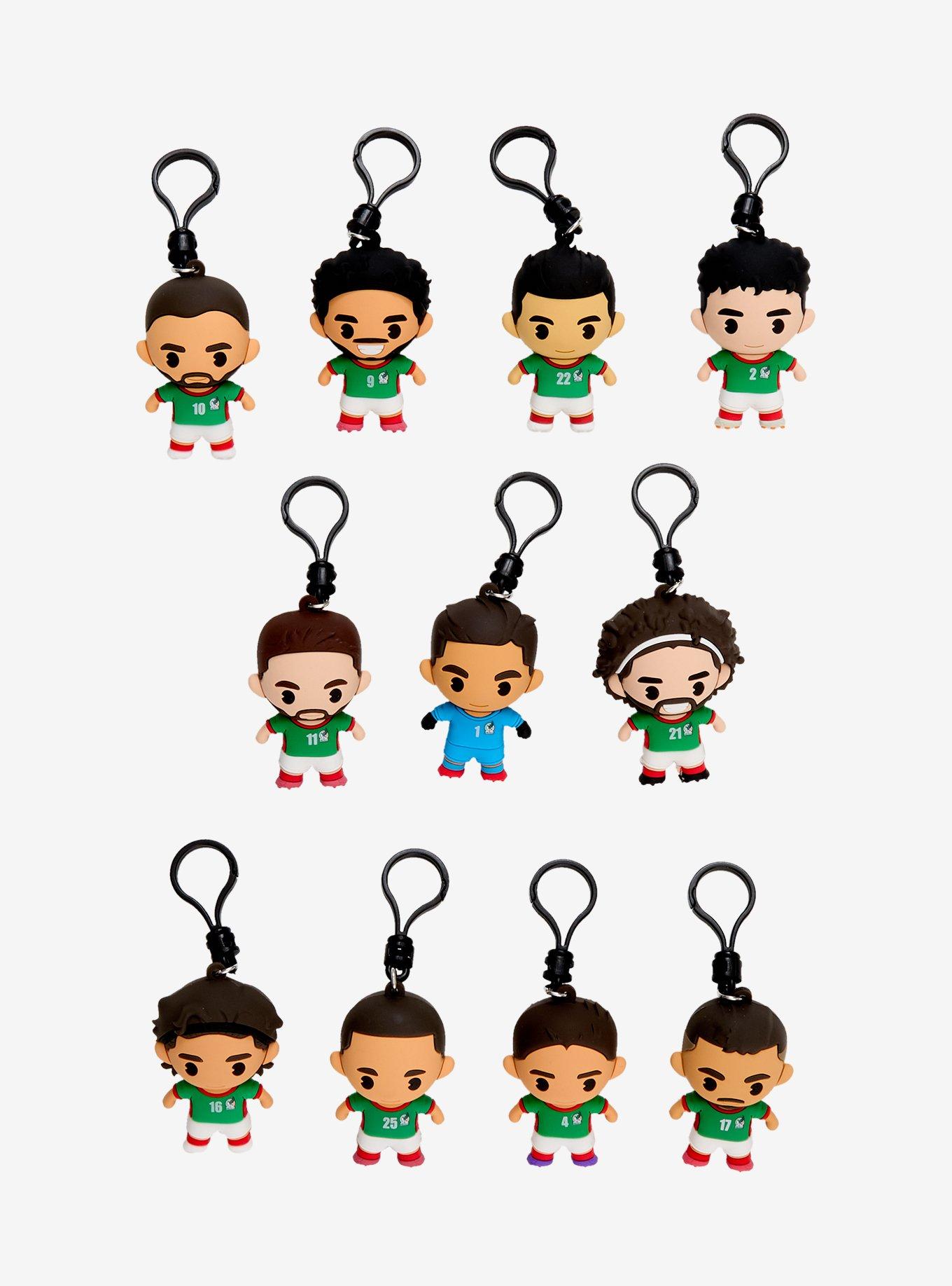Mexico Men's Soccer Team Blind Bag Figural Bag Clip