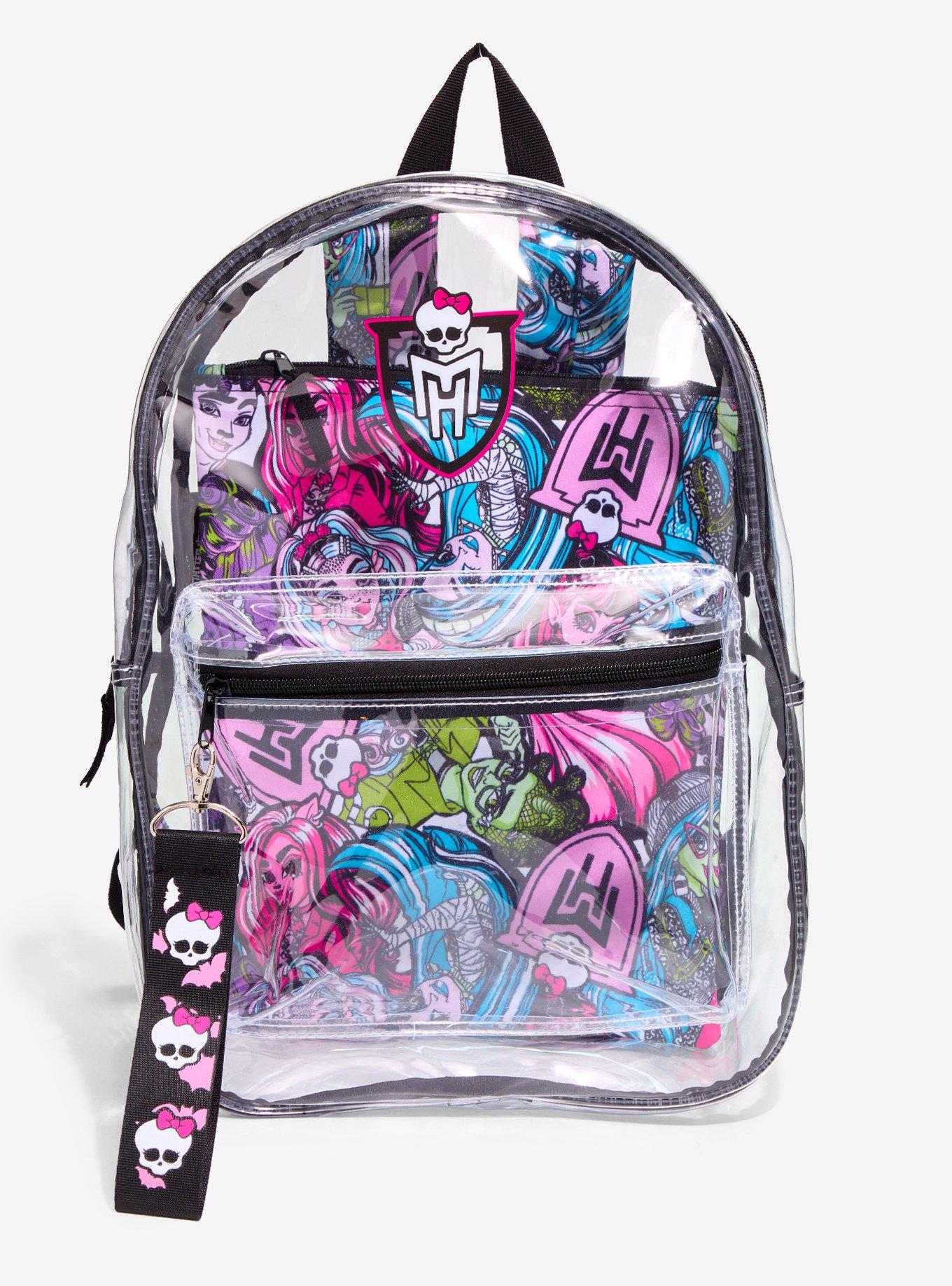 Monster High Characters Clear Backpack, , hi-res