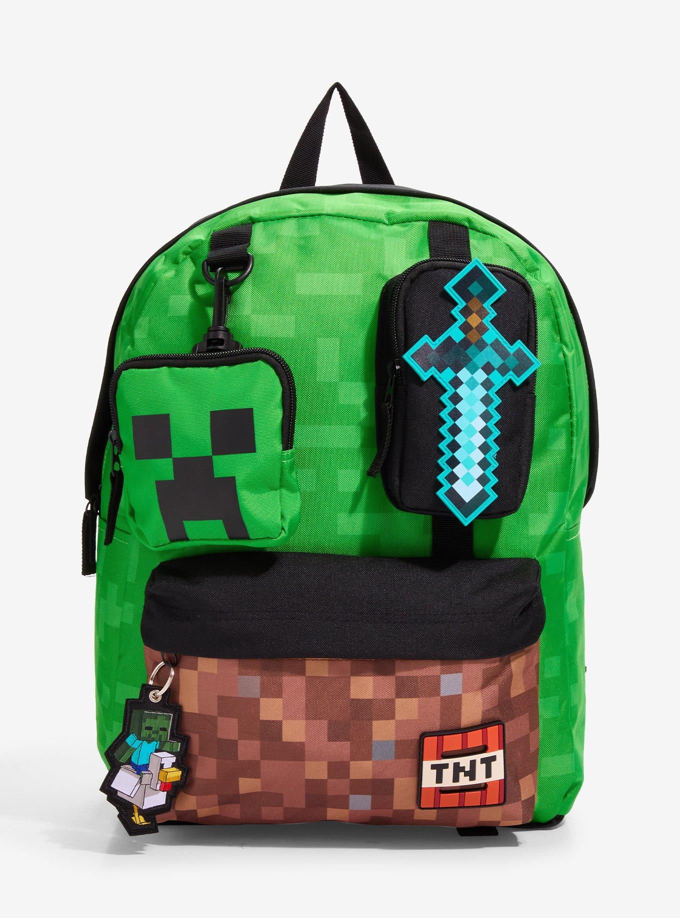 Minecraft Icons Built-Up Backpack, , hi-res