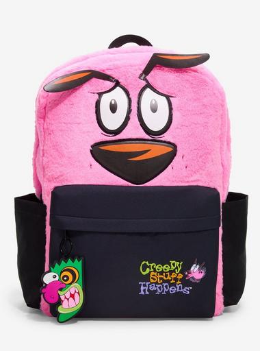 courage Courage The Cowardly Dog Courage Fuzzy Backpack | Hot Topic