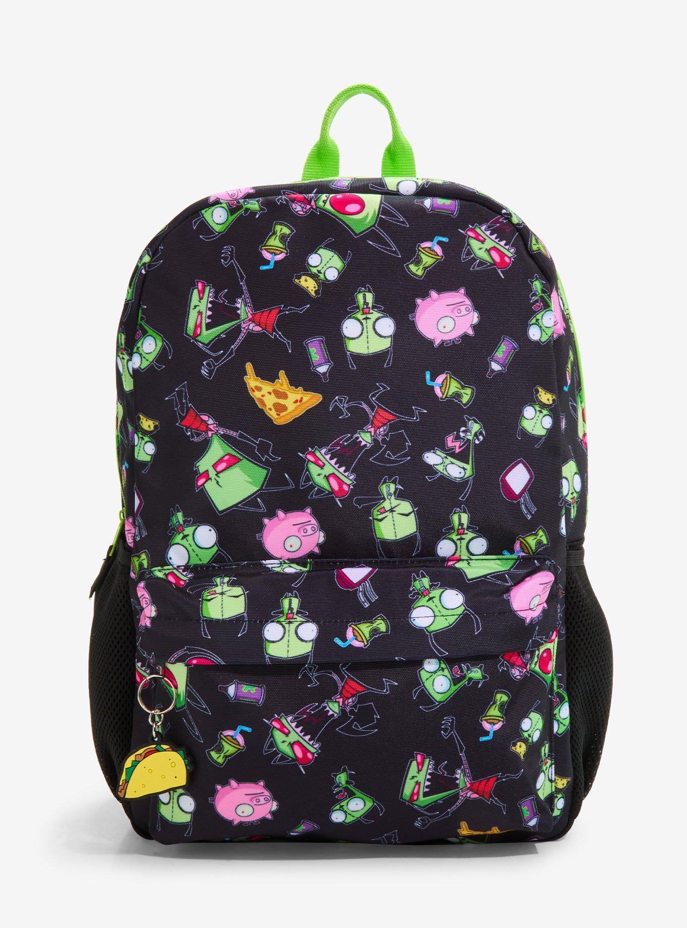 Invader Zim GIR & Zim Snacks Backpack, , hi-res
