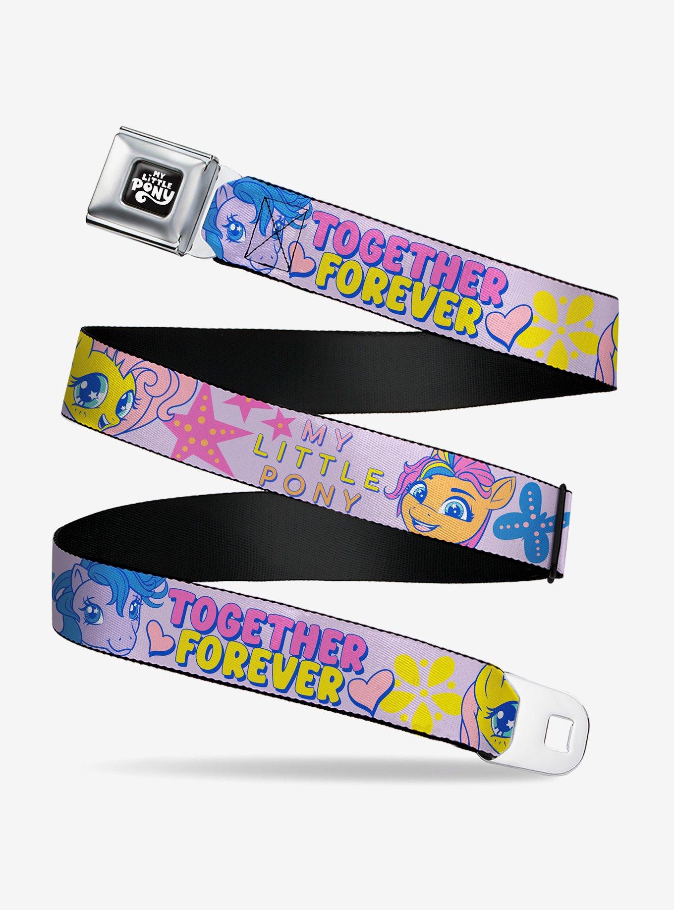 My Little Pony Three Ponies Together Forever Multi Seatbelt Buckle Belt, , hi-res