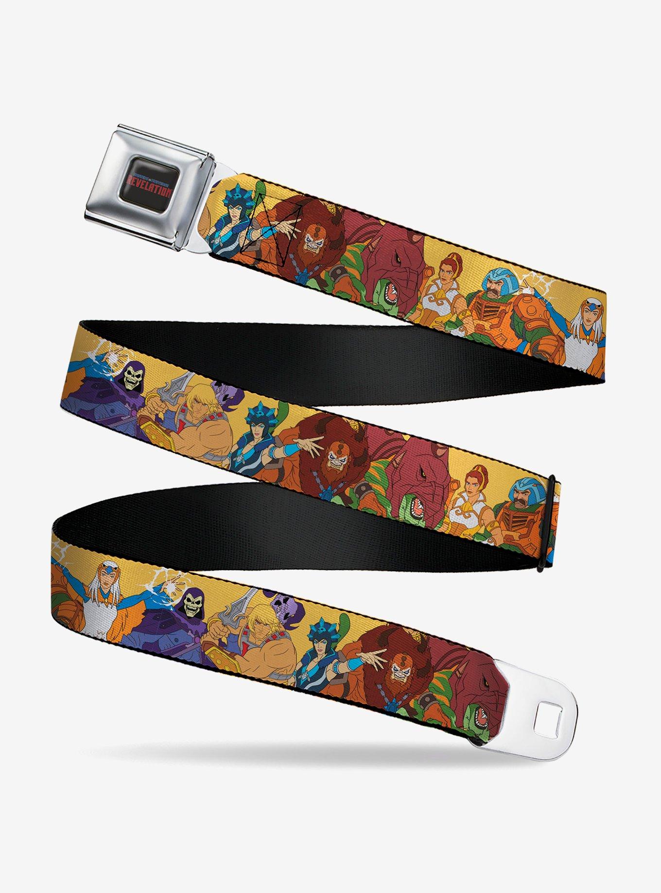 Masters of The Universe Revelation Eight Character Group Pose Seatbelt Buckle Belt, , hi-res