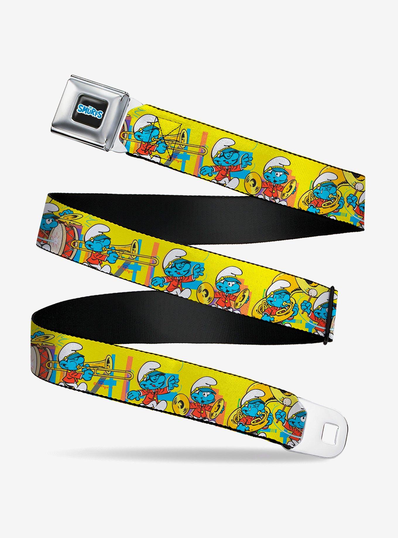 The Smurfs Carnival Party Band Line Seatbelt Buckle Belt, , hi-res