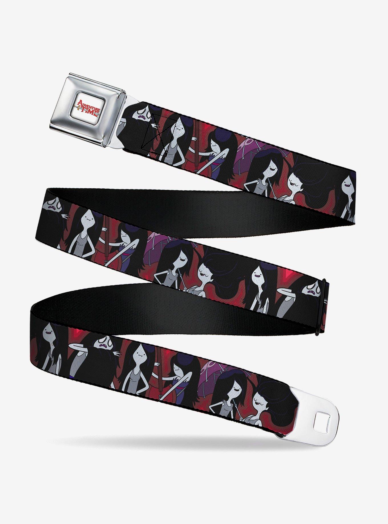 Adventure Time Marceline Poses Collage Reds Seatbelt Buckle Belt, , hi-res