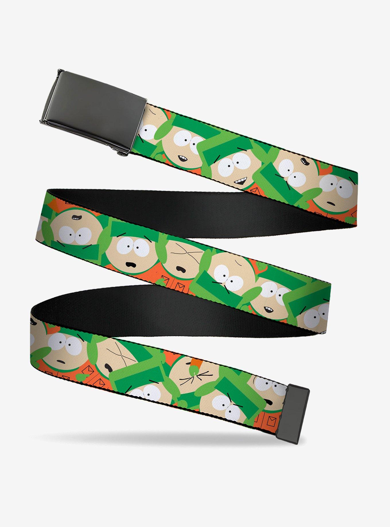 South Park Kyle Expressions Scattered Clamp Buckle Belt, , hi-res