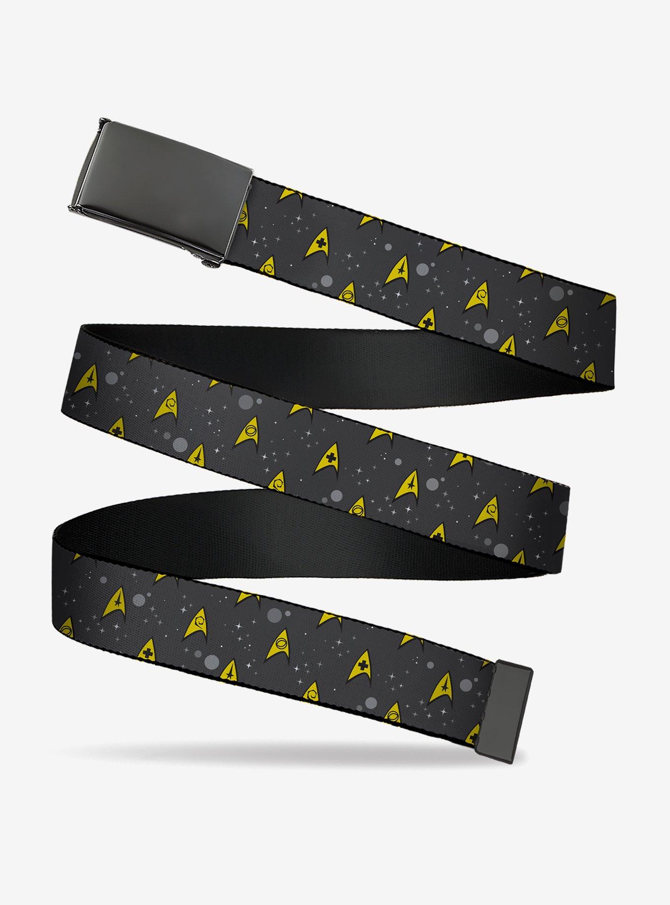 Star Trek Starfleet Insignias In Space Clamp Buckle Belt, , hi-res