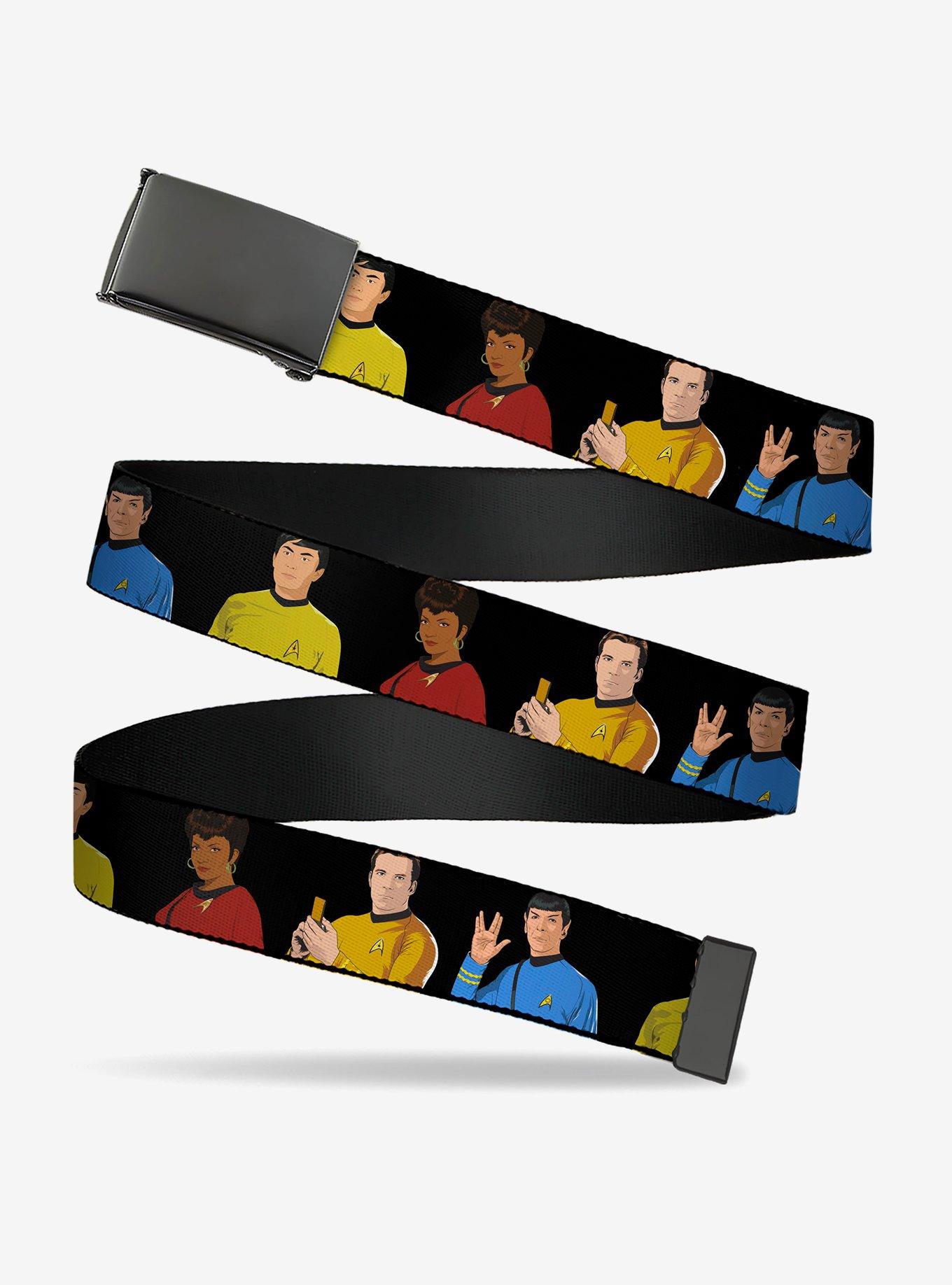 Star Trek Original Series Four Crew Member Group Clamp Buckle Belt, , hi-res